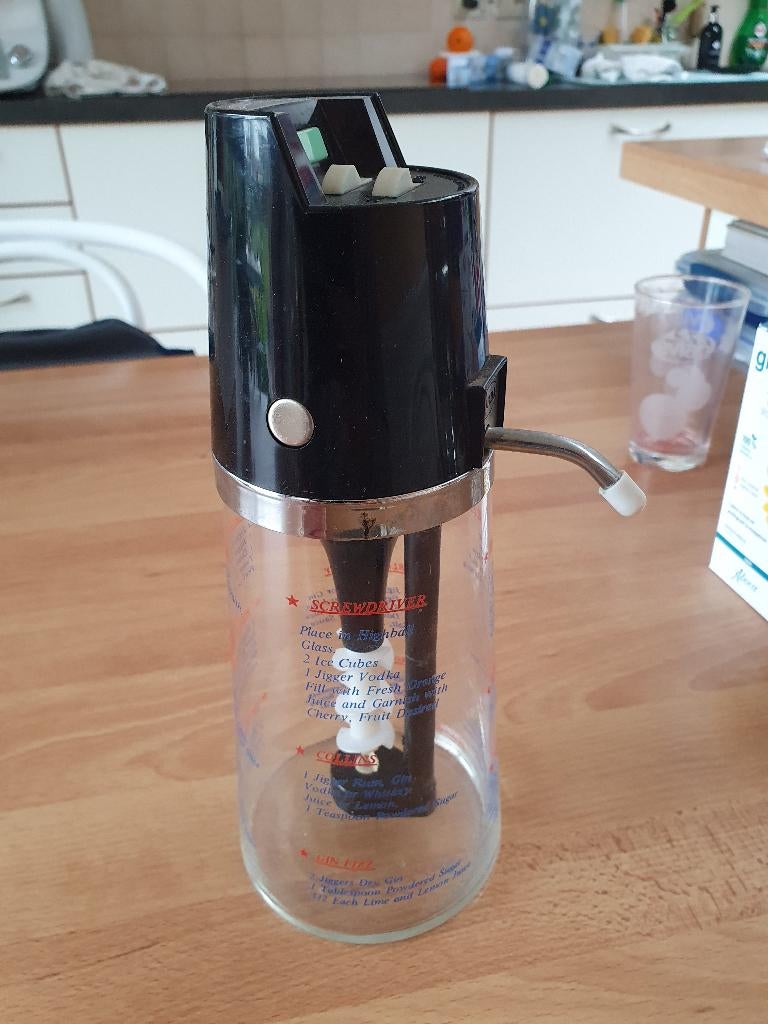 shaker VINTAGE DRINKO MATIC, Verre, Enlèvement ou Envoi, Autres marques, Autres types