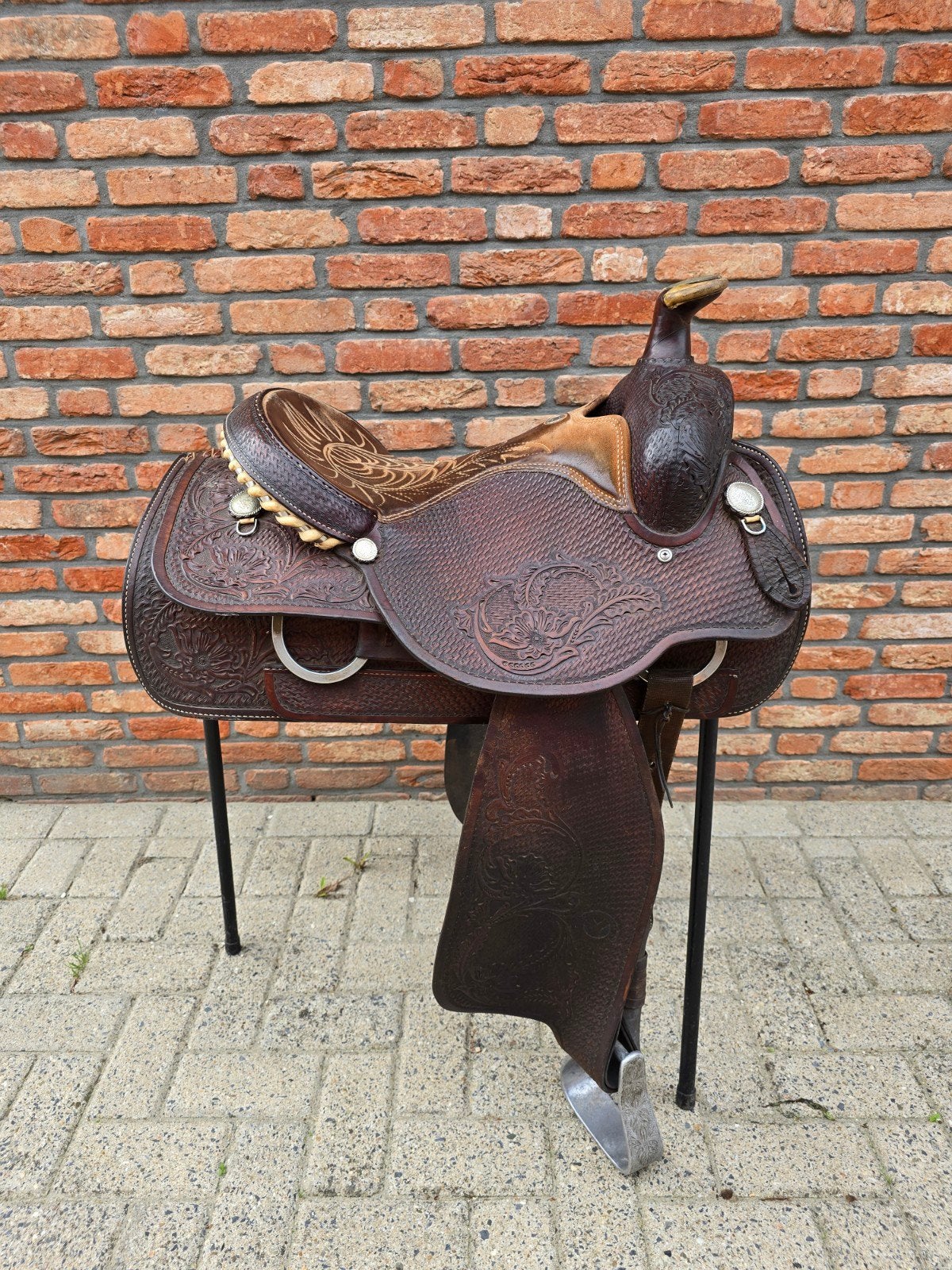 Schitterend Circle Y roper westernzadel, Dieren en Toebehoren, Ophalen of Verzenden, Zo goed als nieuw