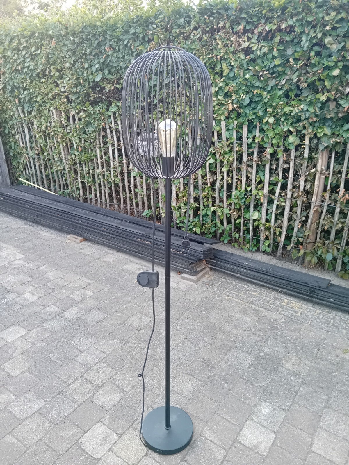 staande lamp, Ophalen