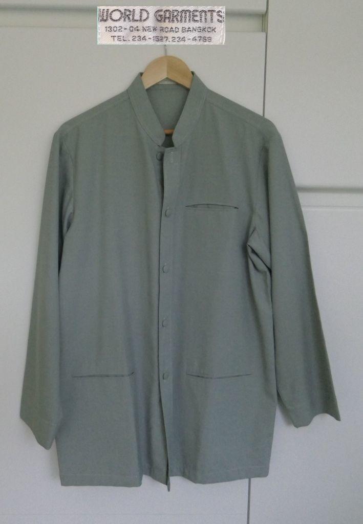 Chemise thai (gris-vert), Kleding | Heren, Overhemden, Ophalen, Grijs