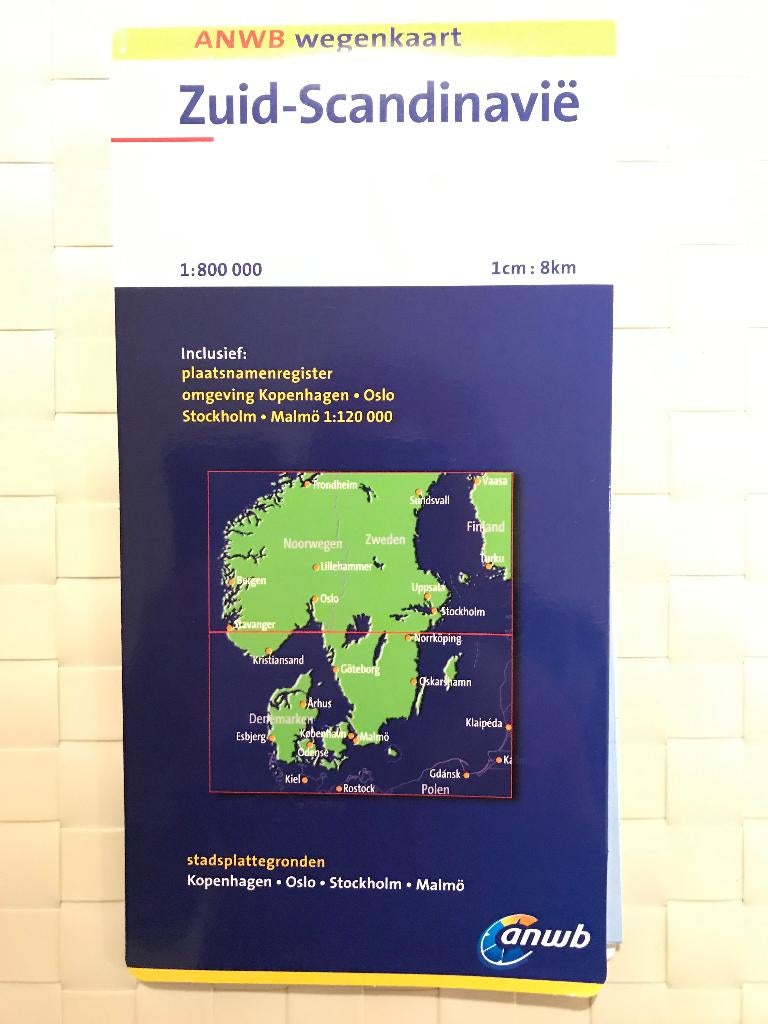 wegenkaarten Noorwegen - Duitsland, ANWB Extra, 2000 tot heden, Europa Overig, Ophalen of Verzenden
