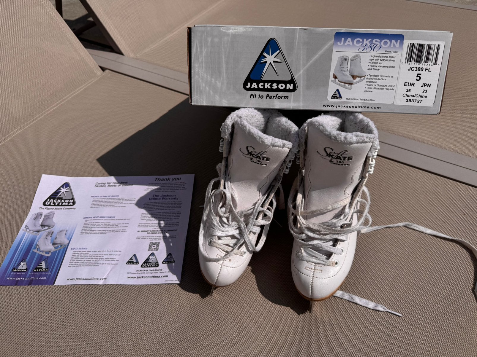 Kunstschaatsen Jackson Classic Softskate 380 kind - maat 36, Enlèvement ou Envoi, Utilisé, Patinage artistique