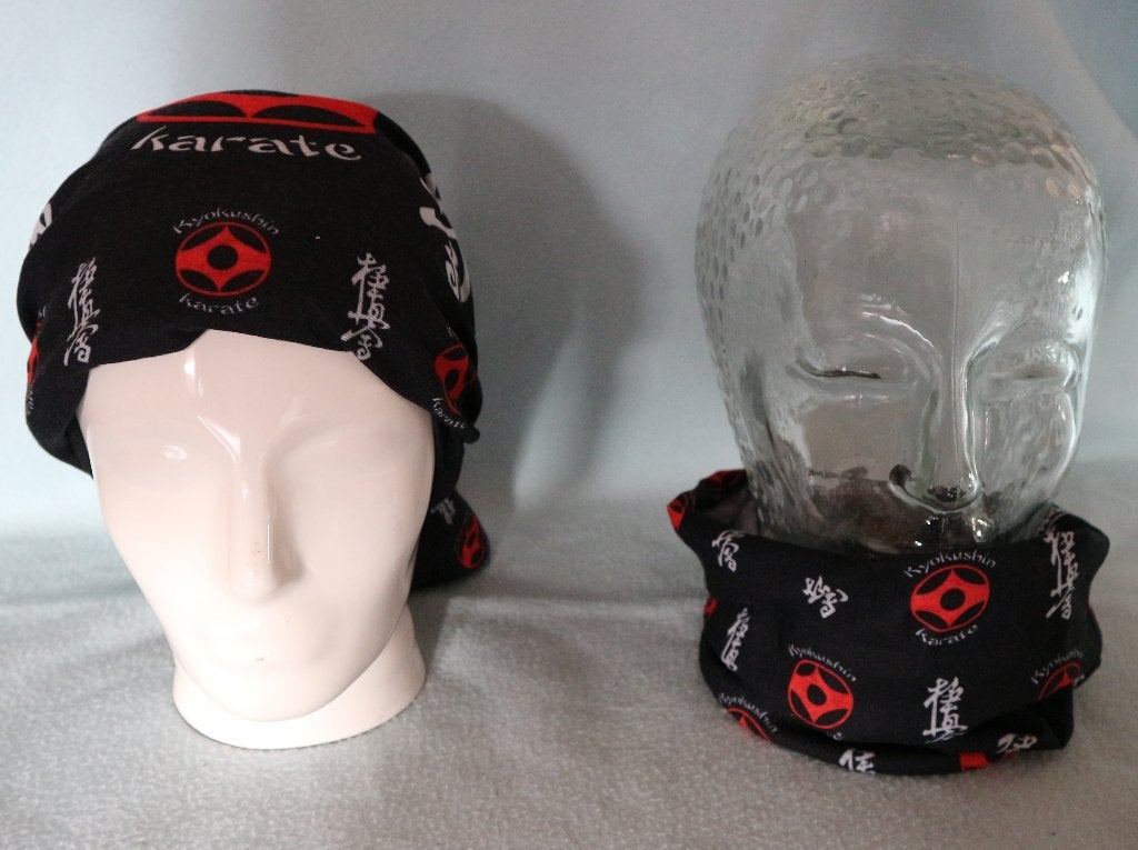 Kyokushin karate cap pet (wit en zwart), Verzenden, Nieuw, Karate