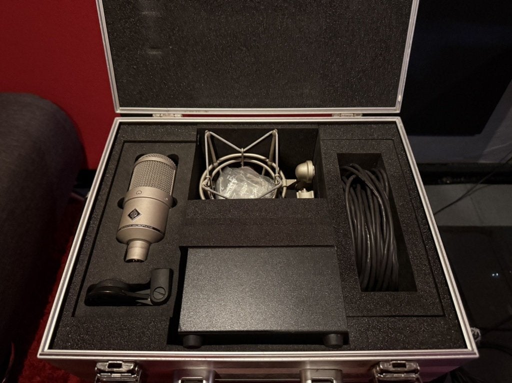 Neumann M147 buizenmicrofoon, inclusief koffer, Muziek en Instrumenten, Ophalen of Verzenden, Zo goed als nieuw