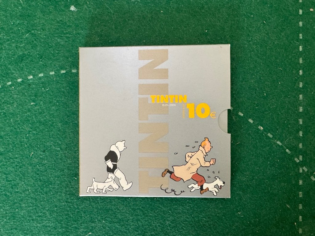 Tintin pièce en argent 10€ 1929-2004, Enlèvement, Argent