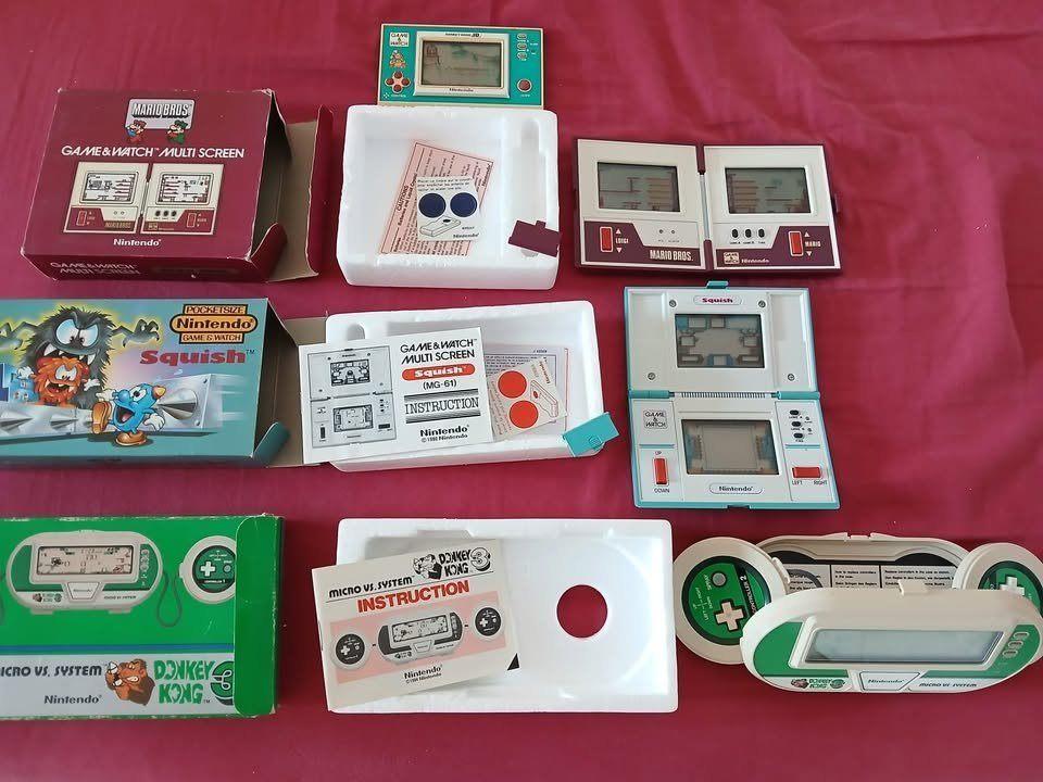 Lot de 5 GAME & Watch Nintendo Vintage Mario Donkey, Enlèvement, Utilisé