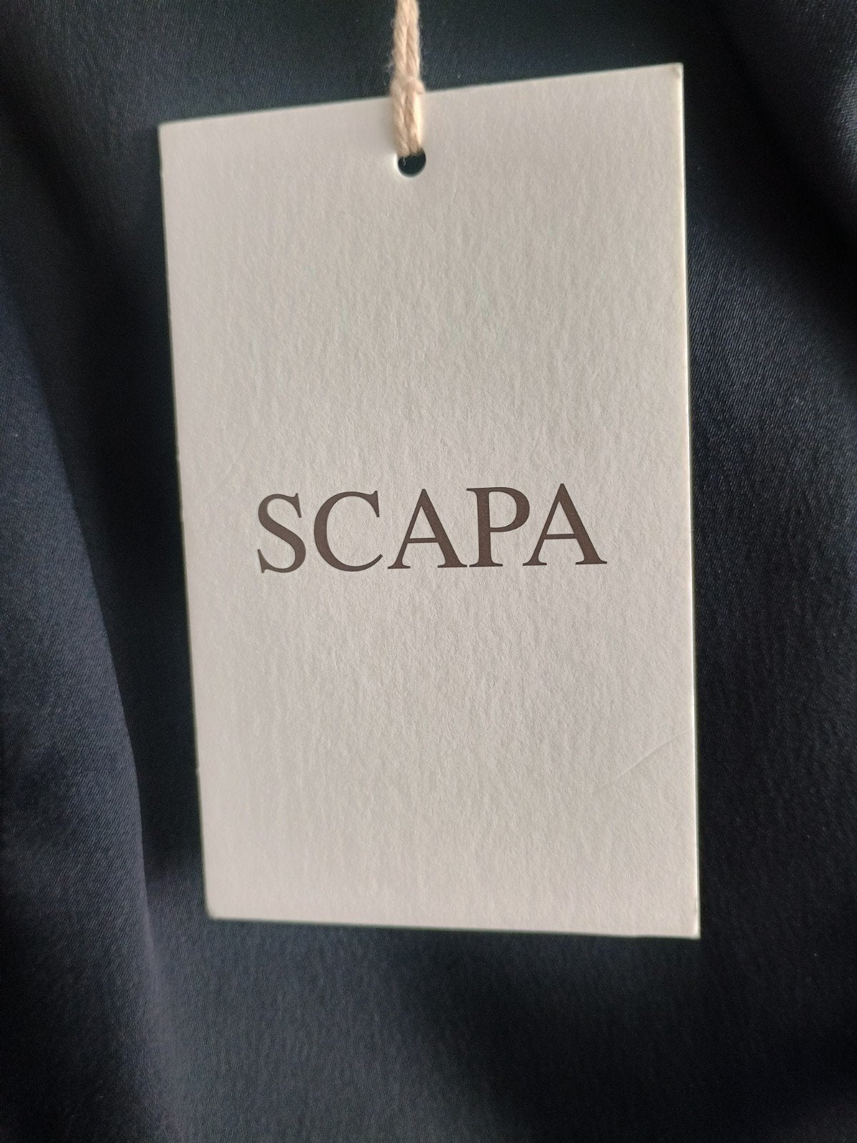 Scapa zwarte damesjapon korte mouw satijn 36/38, Kleding | Dames, Scapa, Verzenden, Zwart, Nieuw