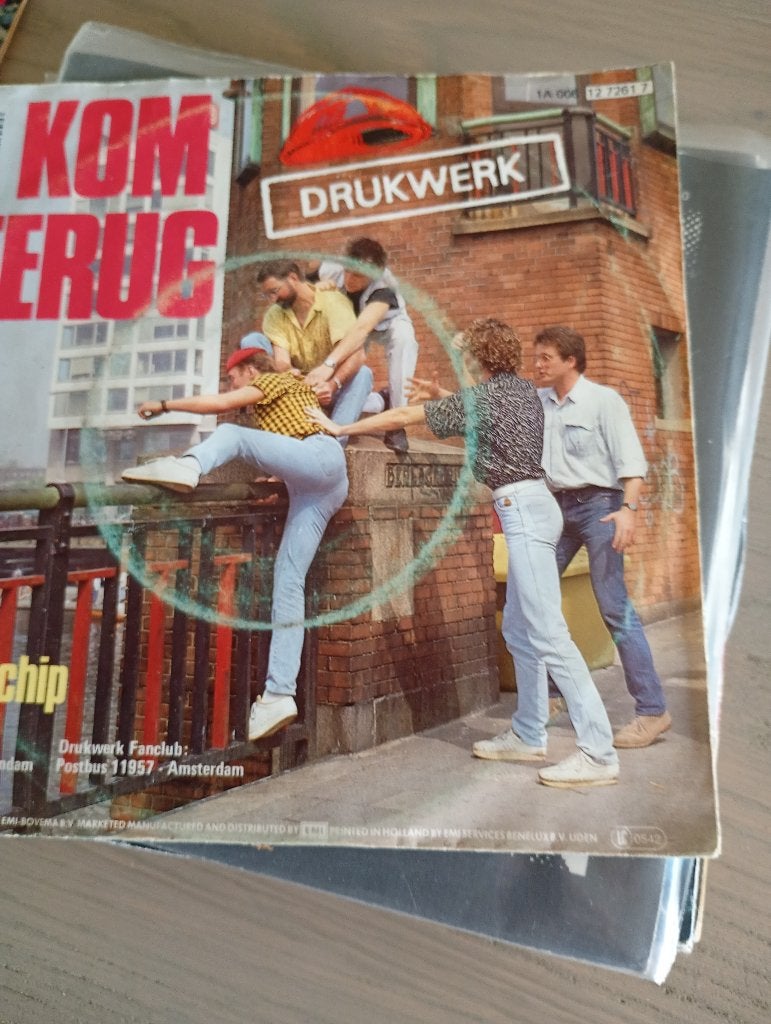 Drukwerk - Kom terug, En néerlandais, Pochette photo, 7 inch, Utilisé