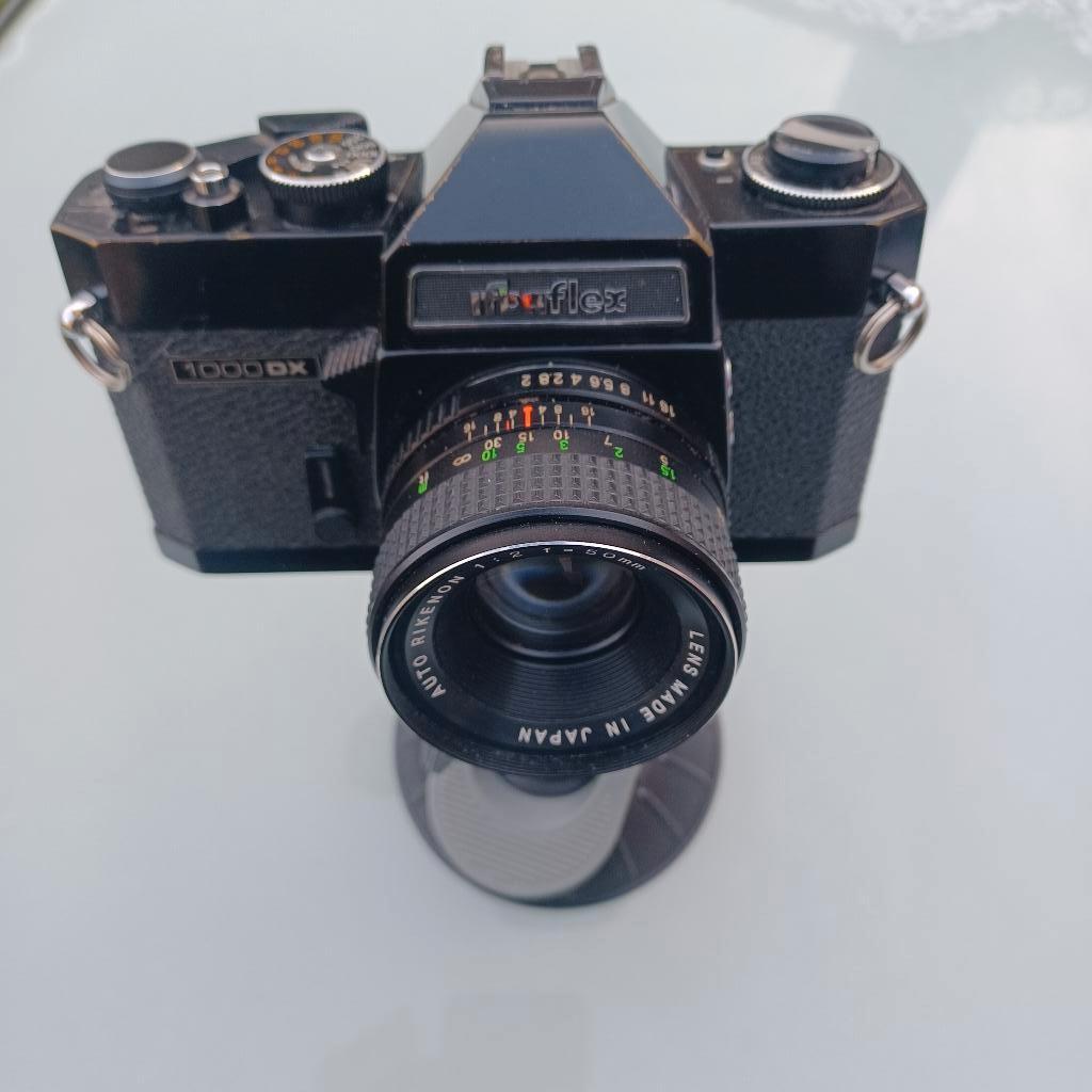 Ifbaflex 1000DX — avec Auto Rikenon 50 mm f/2, Enlèvement ou Envoi, Utilisé, Reflex miroir, Autres Marques