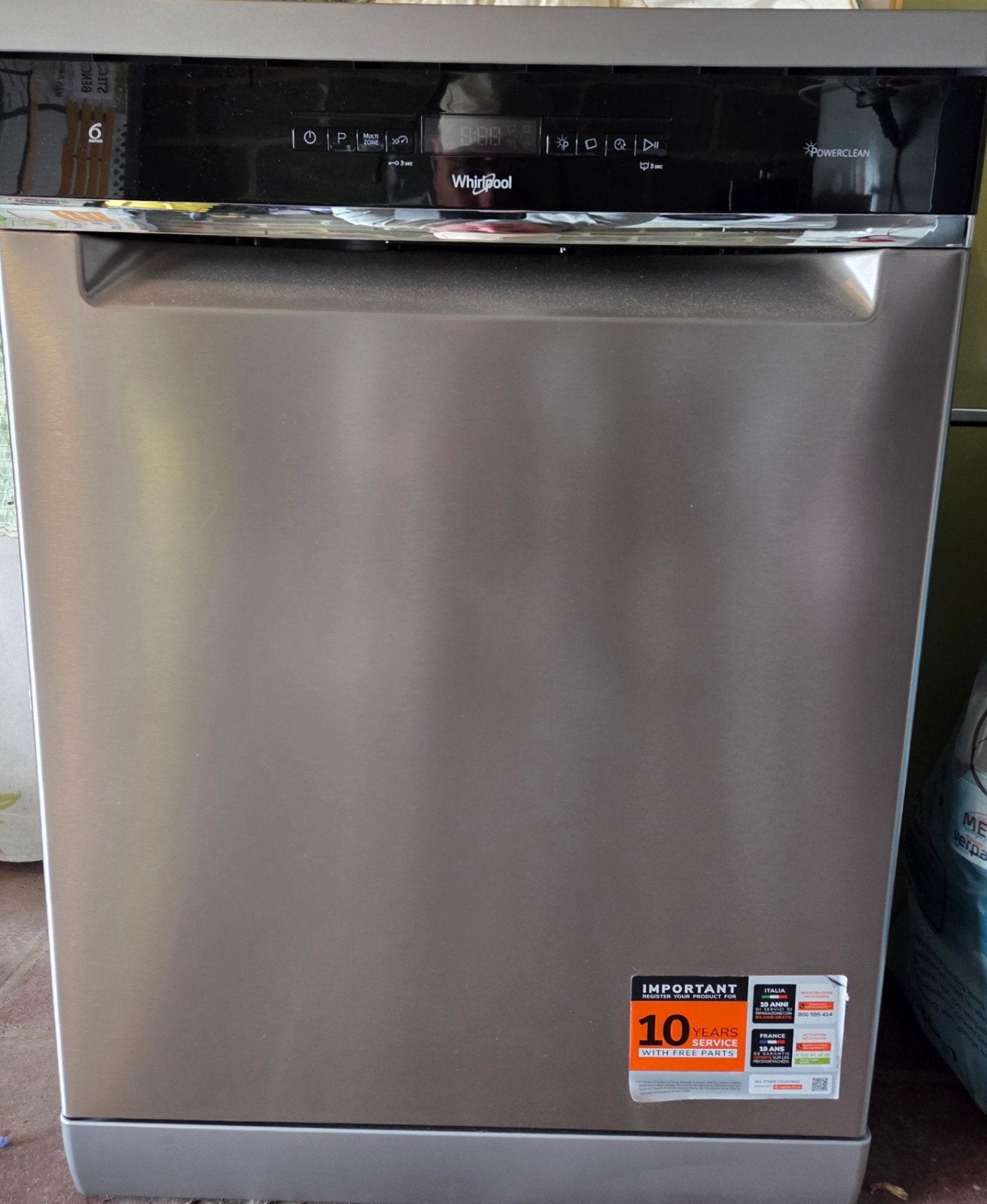 Whirlpool WFO 3T 141 1 PX vrijstaande vaatwasser, Elektronische apparatuur, Vaatwasmachines, Ophalen