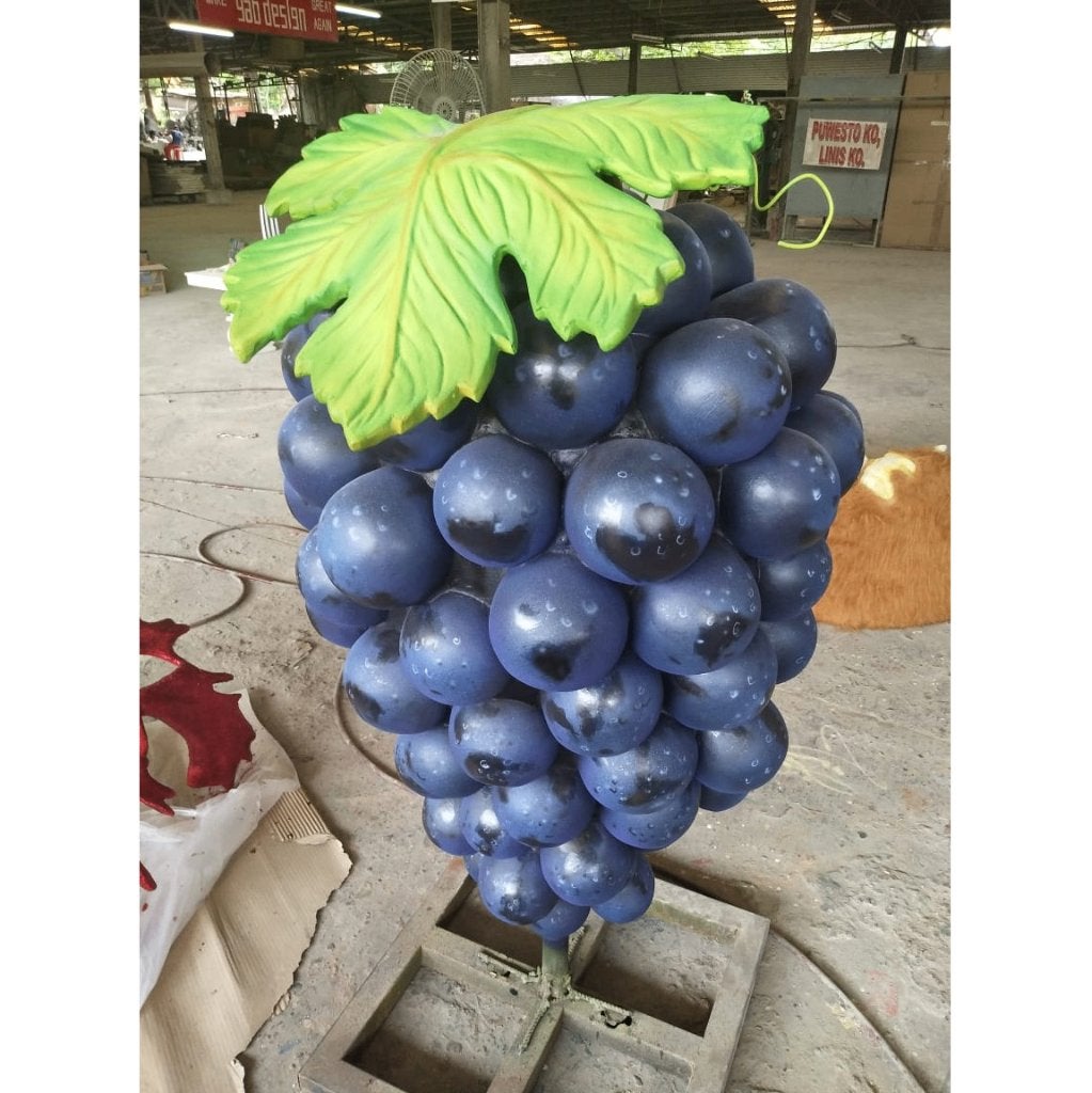 Raisins - Grappe de raisins XXL - 132 cm - Polyester