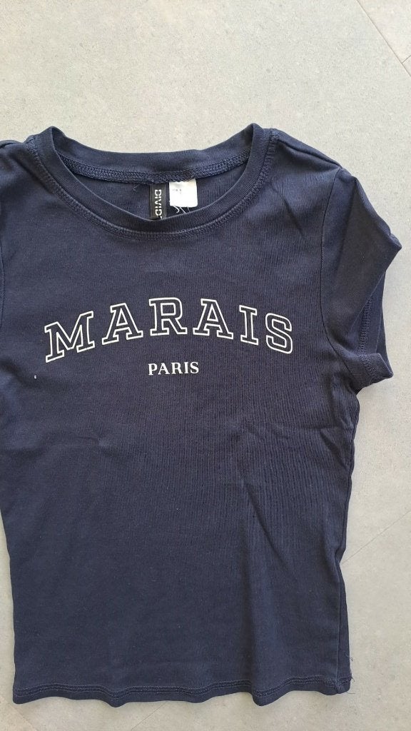Meisjes T-shirt "DIVIDED" Maat 164, Kinderen en Baby's, Kinderkleding | Maat 164, Ophalen, H&M