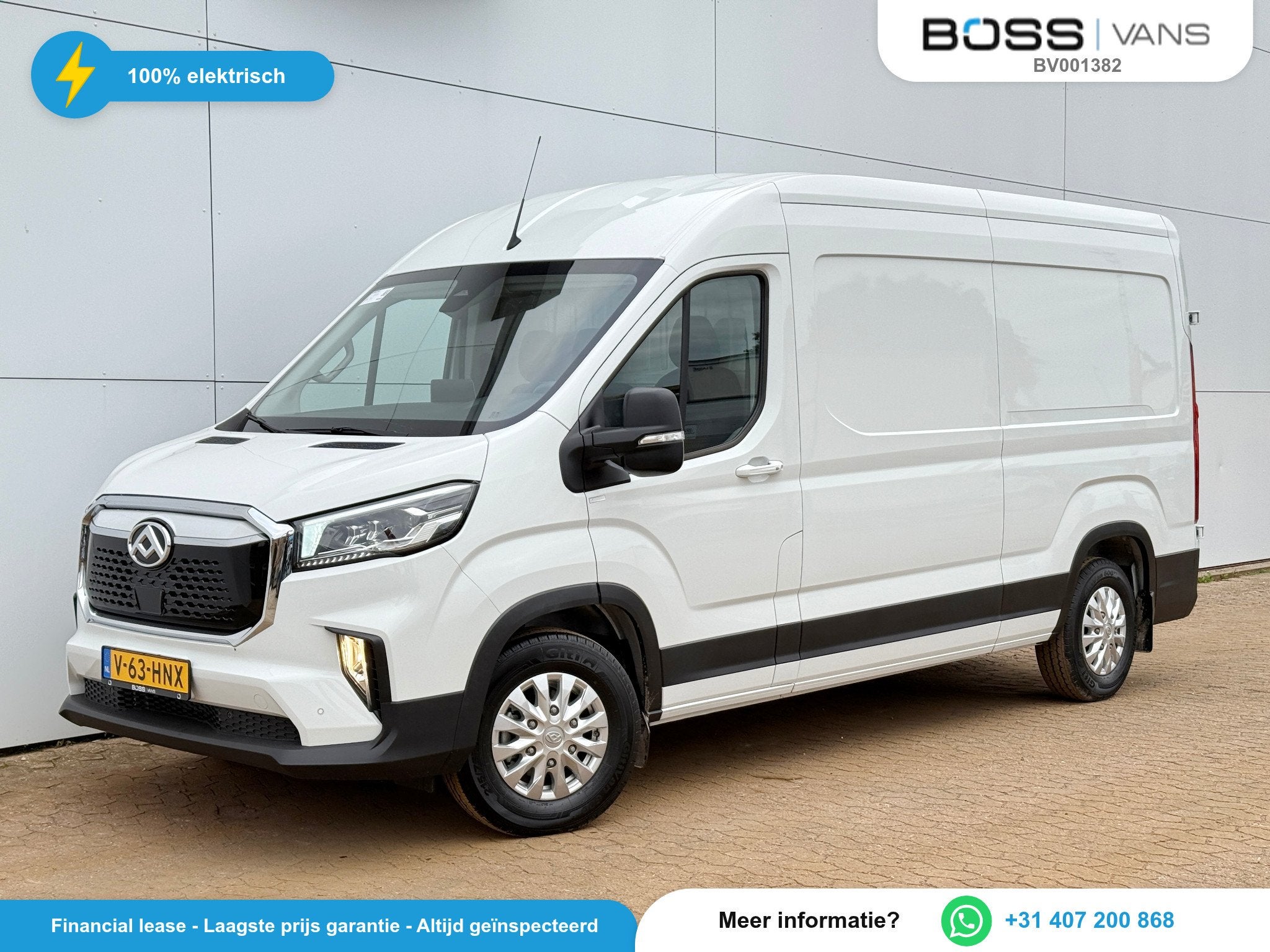 Maxus eDeliver 9 eDeliver 9 72kWh 204PK, Autos, Neuf, Achat, Volant multifonction, Entreprise