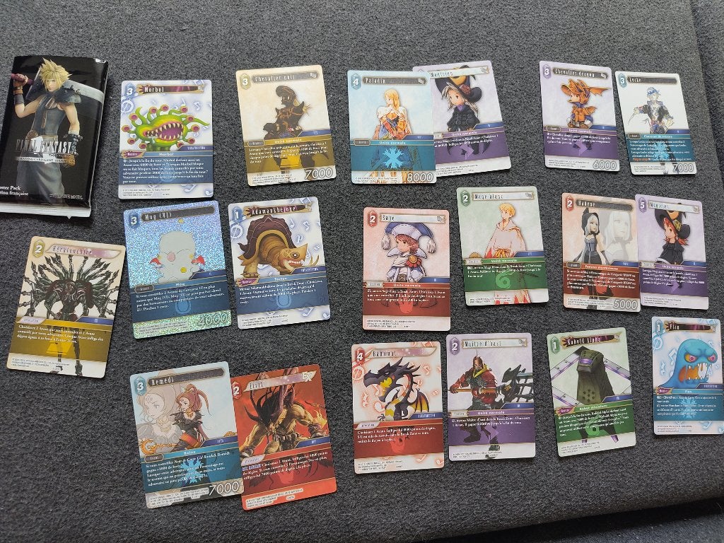 Jeu de cartes à collectionner Final Fantasy, jeu de 19cartes, Hobby & Loisirs créatifs, Enlèvement ou Envoi, Comme neuf, Plusieurs cartes