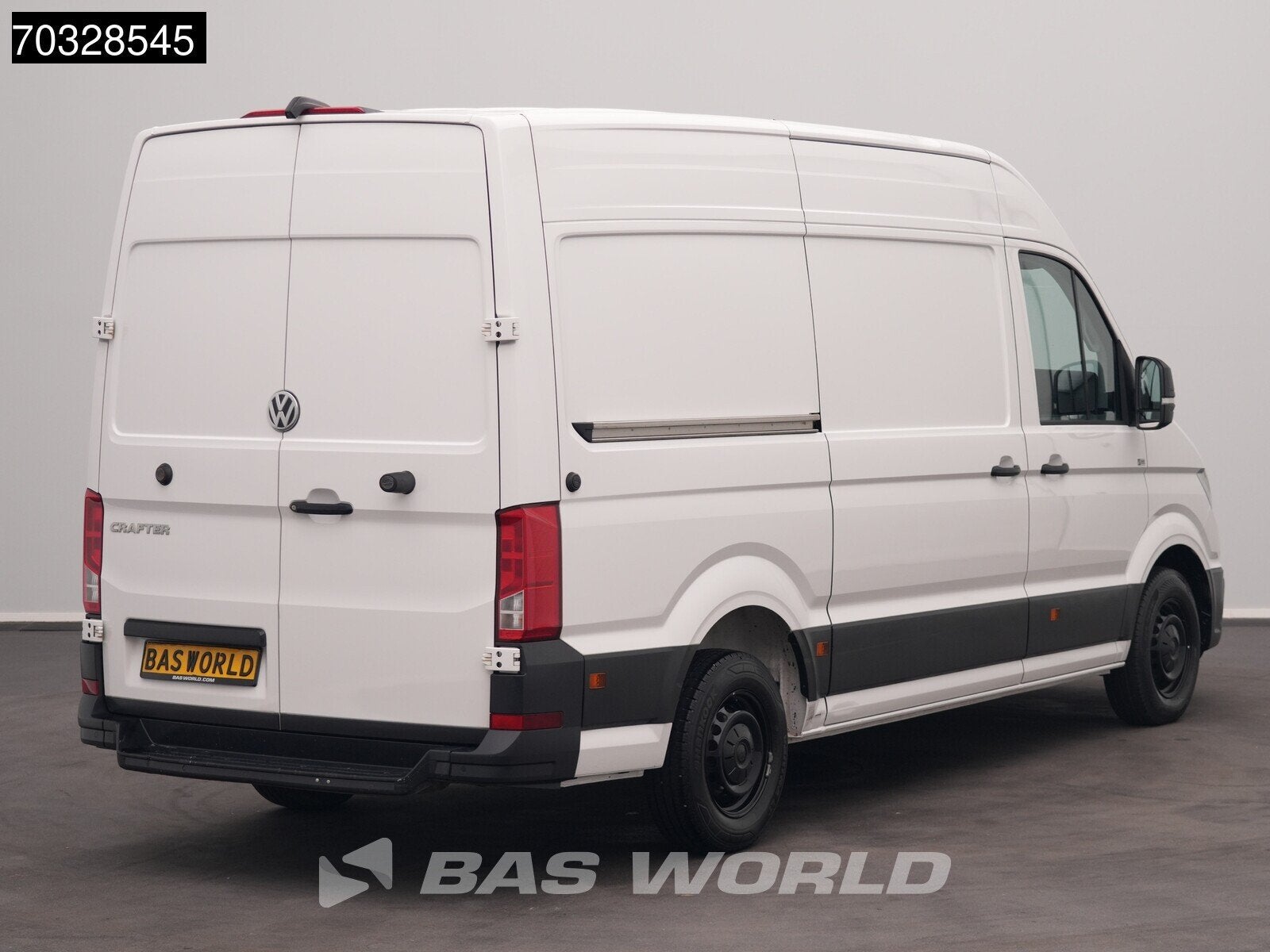 Volkswagen Crafter 140pk L3H3 LED Navi Airco Cruise Camera P, Auto's, Stof, Gebruikt, Euro 6, 4 cilinders