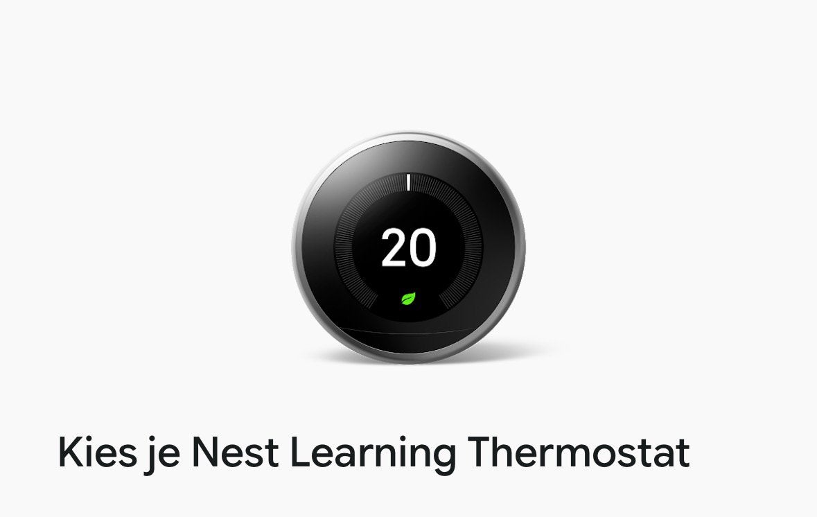 Google Nest learning thermostaat, Enlèvement ou Envoi, Neuf