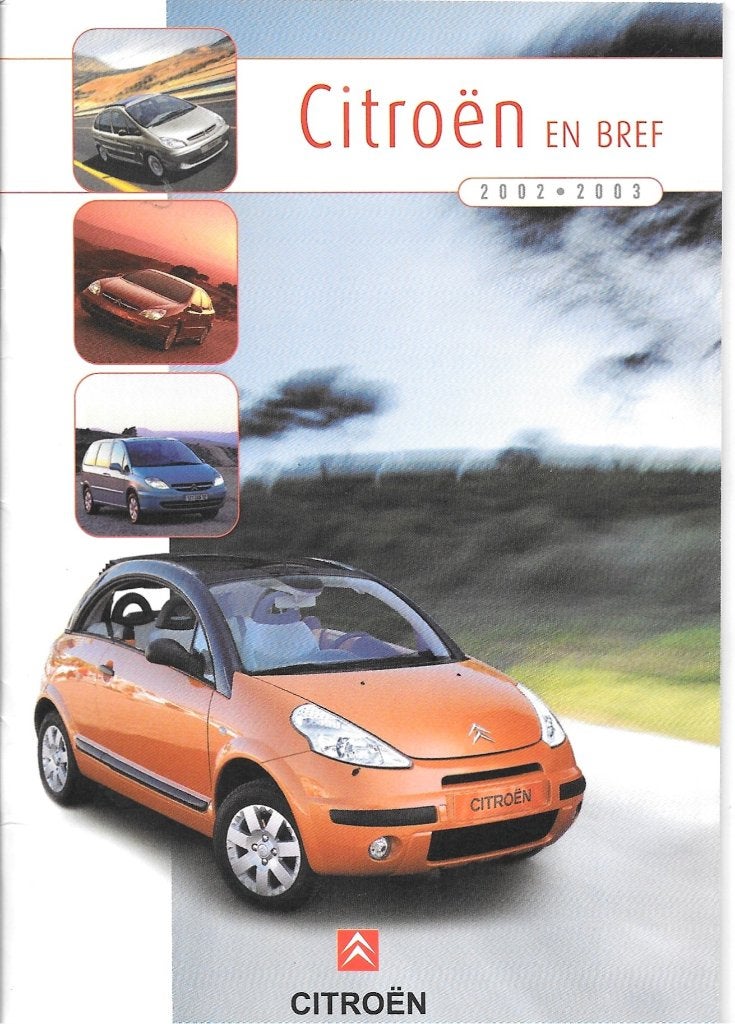 "CITROËN EN BREF"  2003, Ophalen of Verzenden, Zo goed als nieuw, Citroën