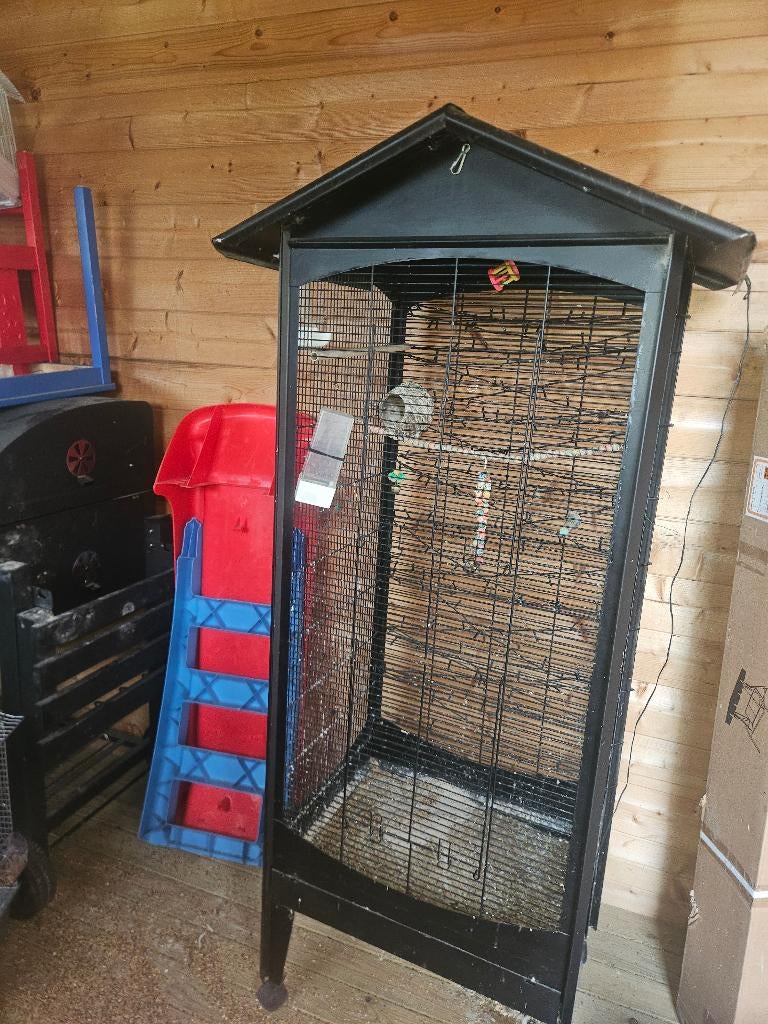 Vogels kooi, Ophalen, Zo goed als nieuw, Metaal, Vogelkooi