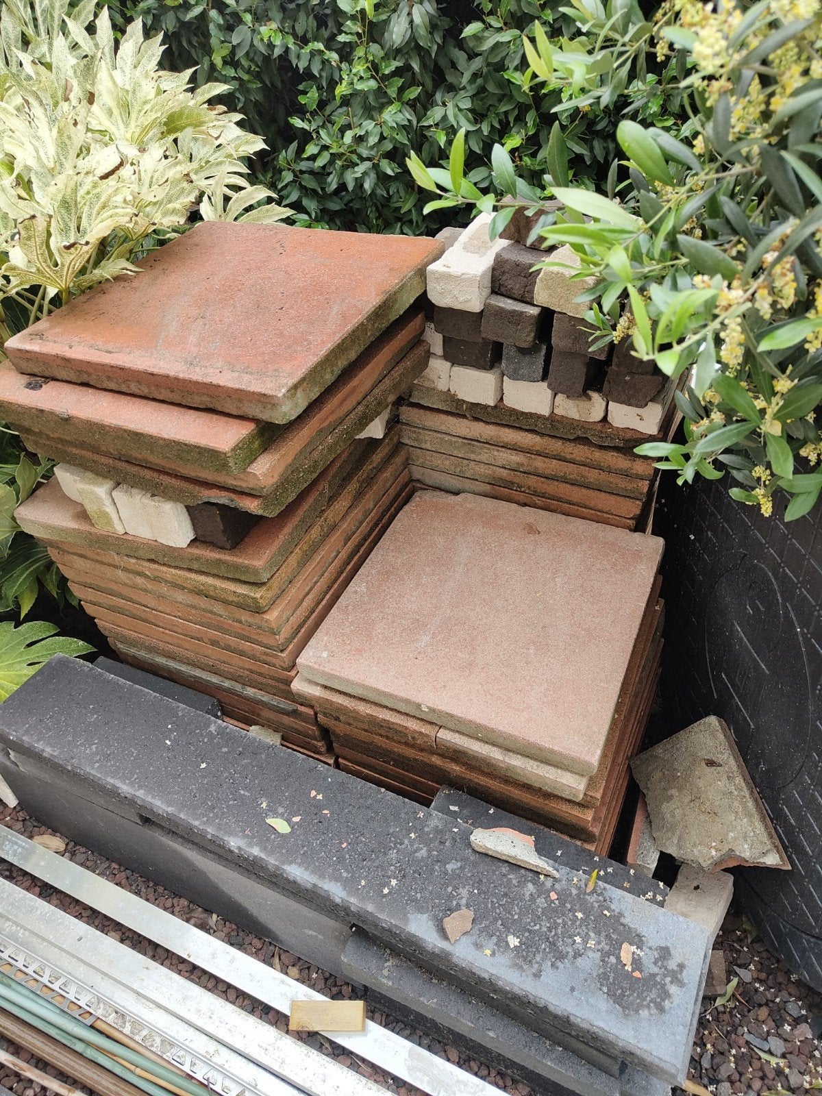 GRATIS BETONTEGELS, Ophalen