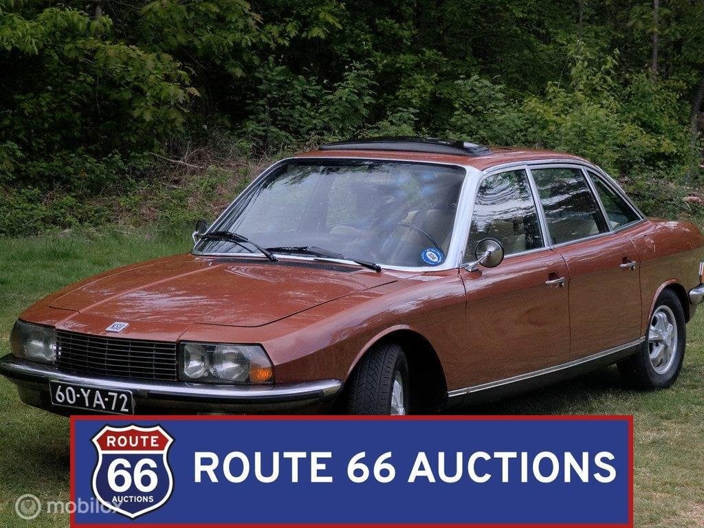 NSU Ro 80 | 1976 | Route 66 Auctions, Overige merken, Zwart, Bedrijf, Handgeschakeld