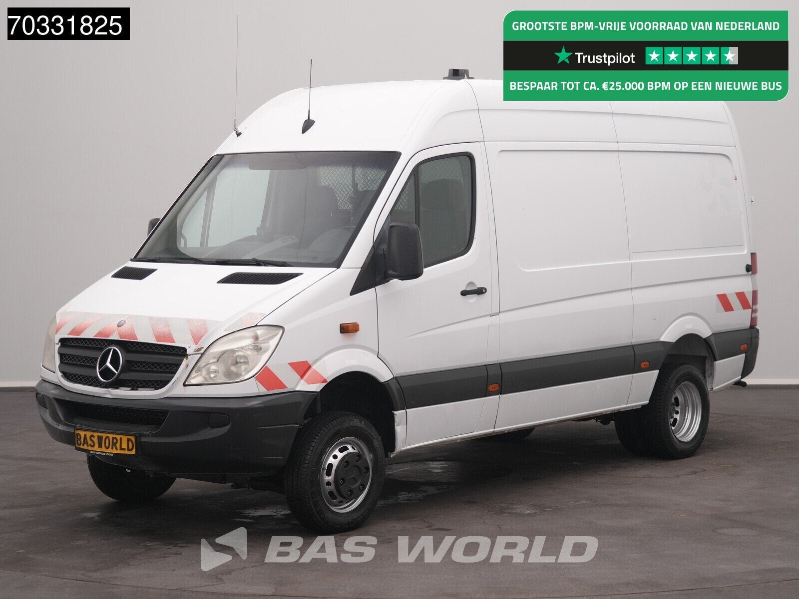 Mercedes Sprinter 516 CDI 4x4 L2H2 Camera Airco Cruise Trekh, Auto's, Euro 5, Stof, Gebruikt, 4 cilinders