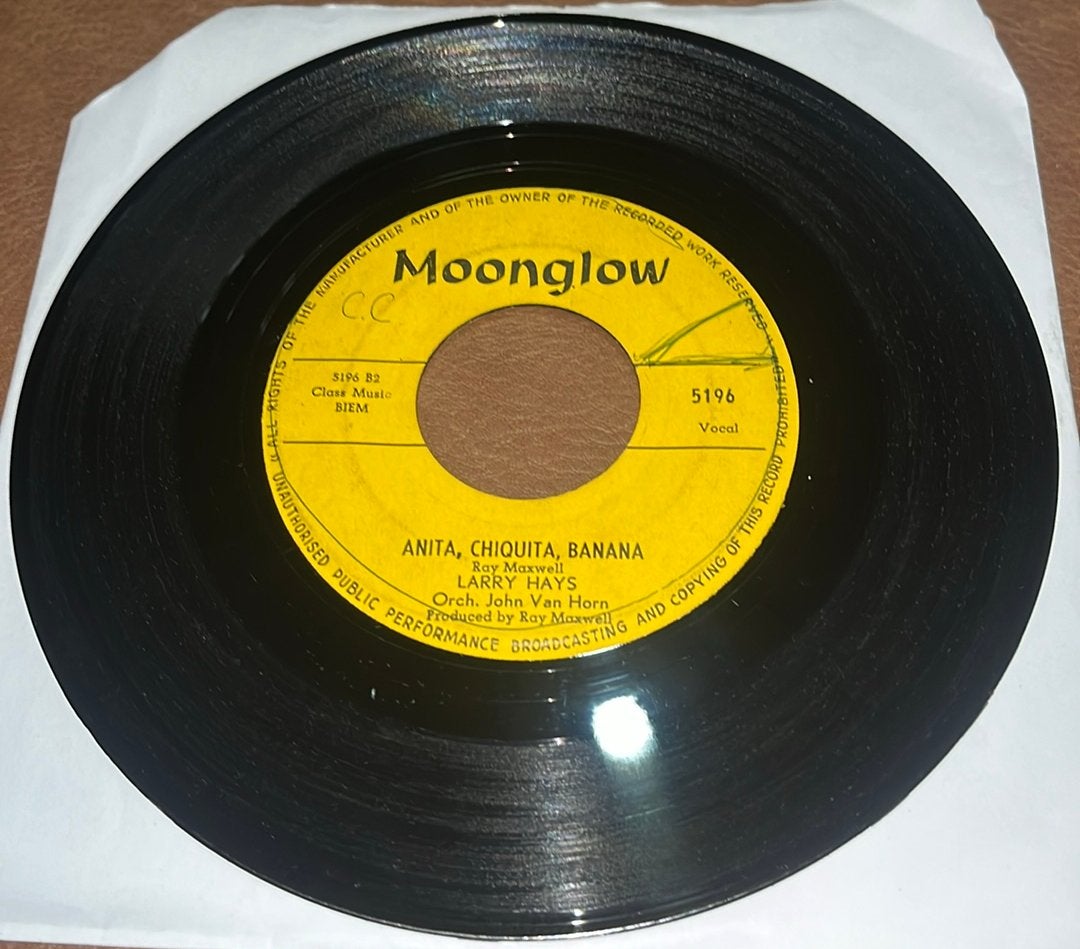 Larry Hays ‎– Hey Angelina! / Anita, Chiquita, Banana - 7”, Ophalen of Verzenden, Gebruikt