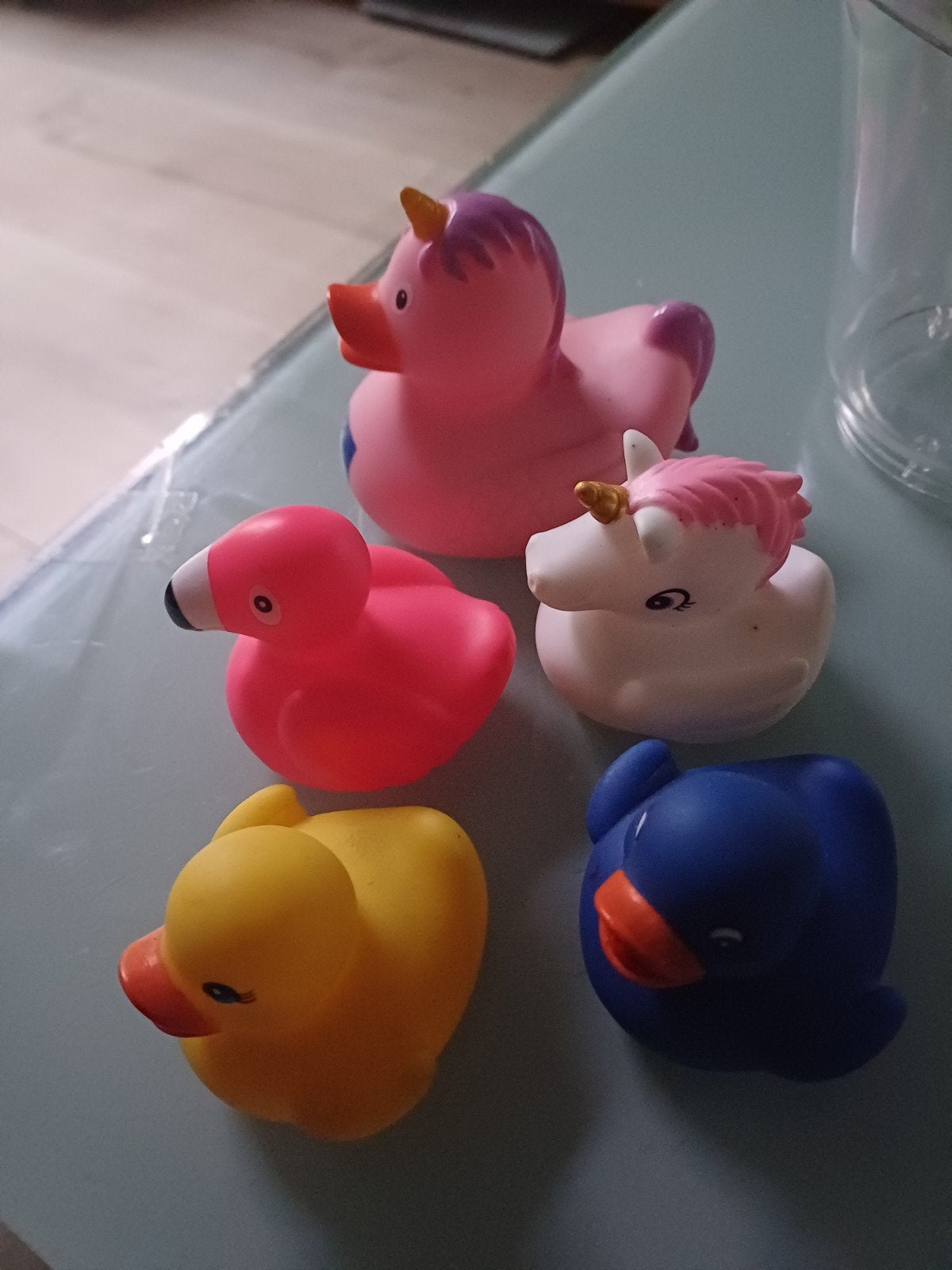 ensemble de canards en caoutchouc, Enlèvement ou Envoi, Canard de bain