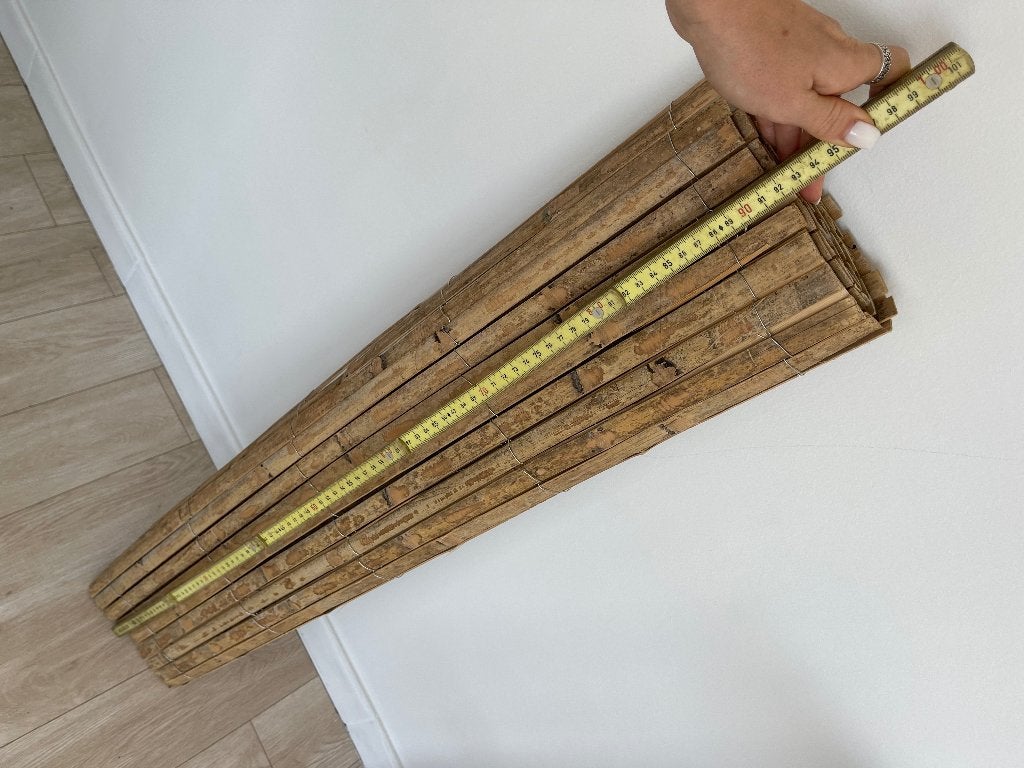 Bamboe latjes afsluiting, Tuin en Terras, Tuinschermen, Ophalen, Overige materialen, 100 tot 150 cm, Zo goed als nieuw
