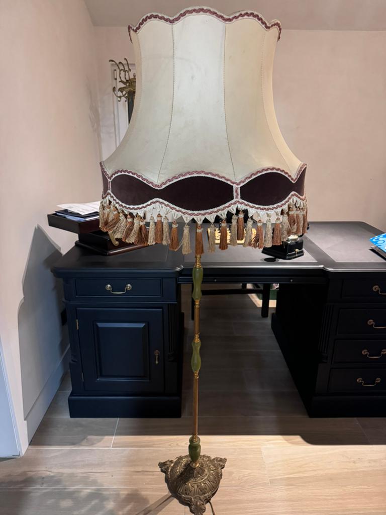 Antieke staande lamp, Ophalen, Zo goed als nieuw