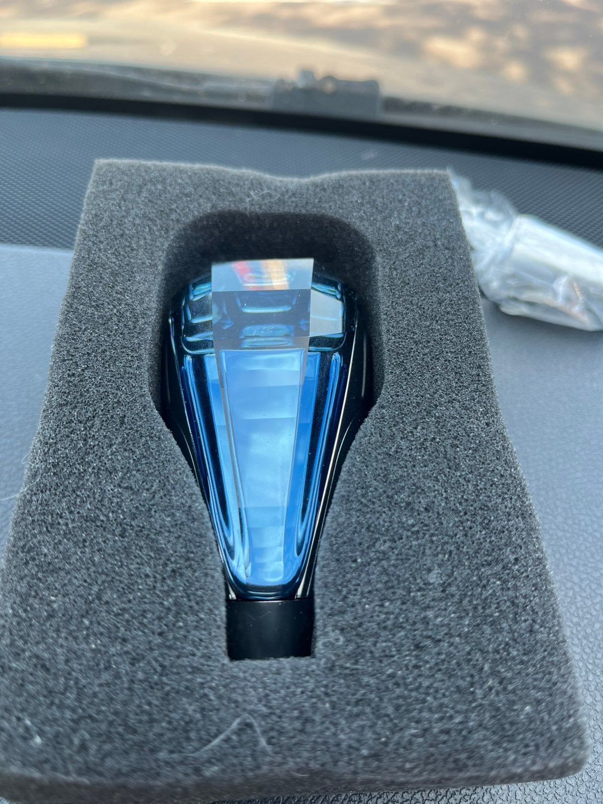 BMW kristallen versnellingspook Led– Blauw – Automaat, Ophalen, BMW