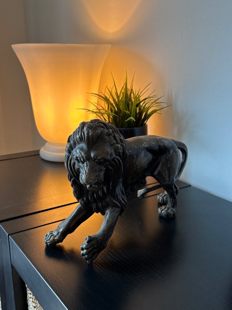 Lion en métal, Enlèvement ou Envoi