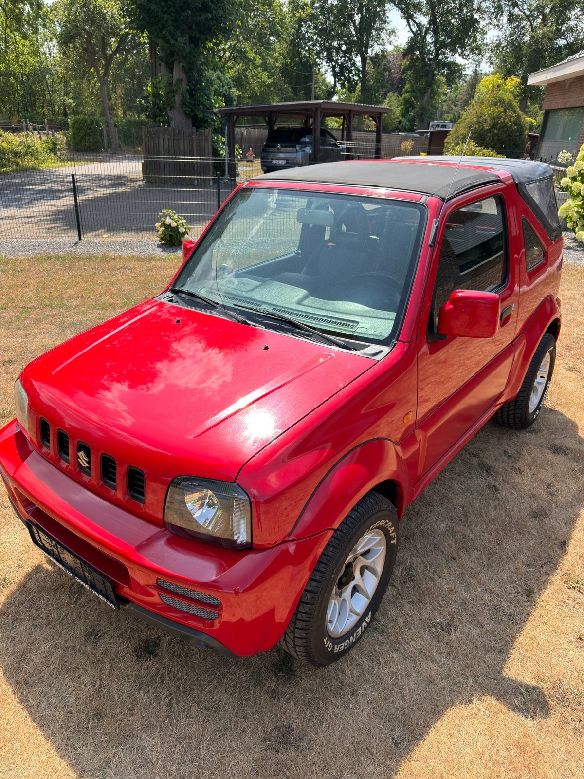 Suzuki Jimny 4x4 Cabrio*Topstaat!*Gekeurd voor verkoop*, Autos, Suzuki, Rouge, Rétroviseurs électriques, Achat, 63 kW