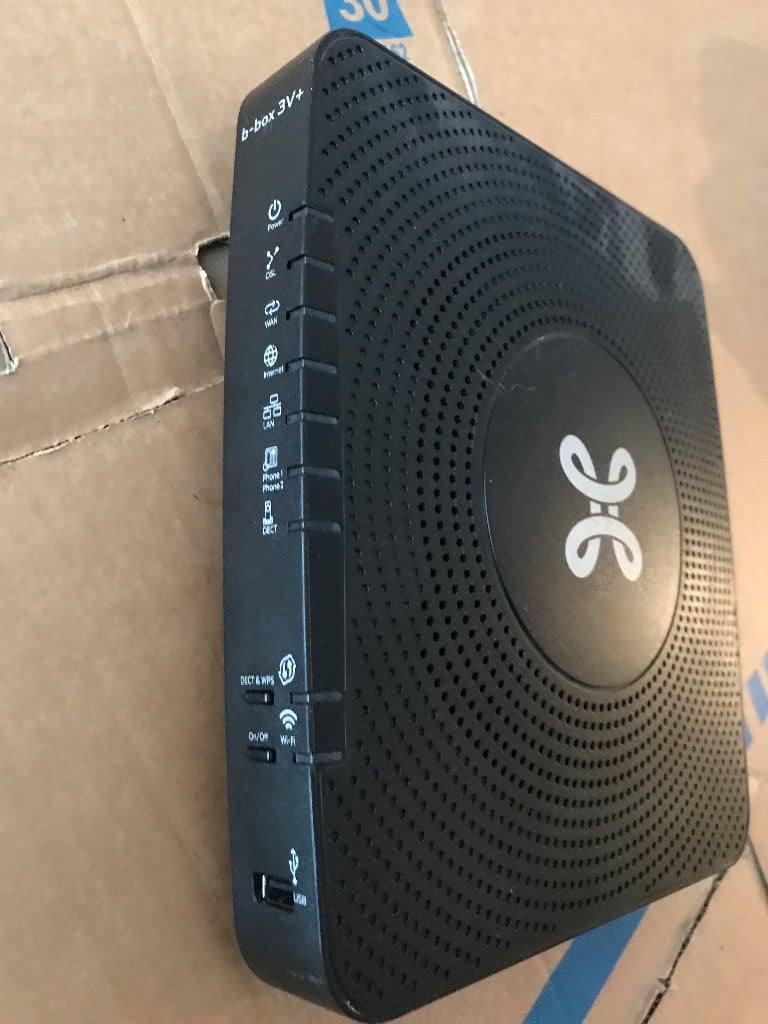 Router Proximus b-box 3v+       µp, Computers en Software, Ophalen of Verzenden, Router