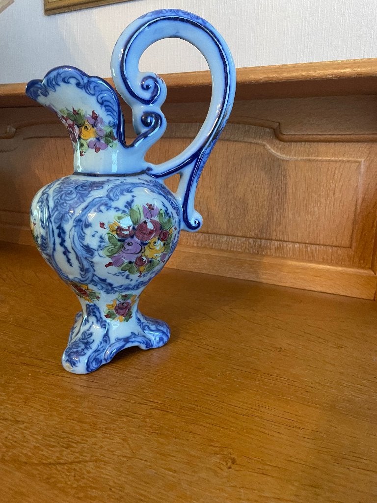 vaas, Huis en Inrichting, Woonaccessoires | Vazen, Ophalen, Met handvat, Meerkleurig
