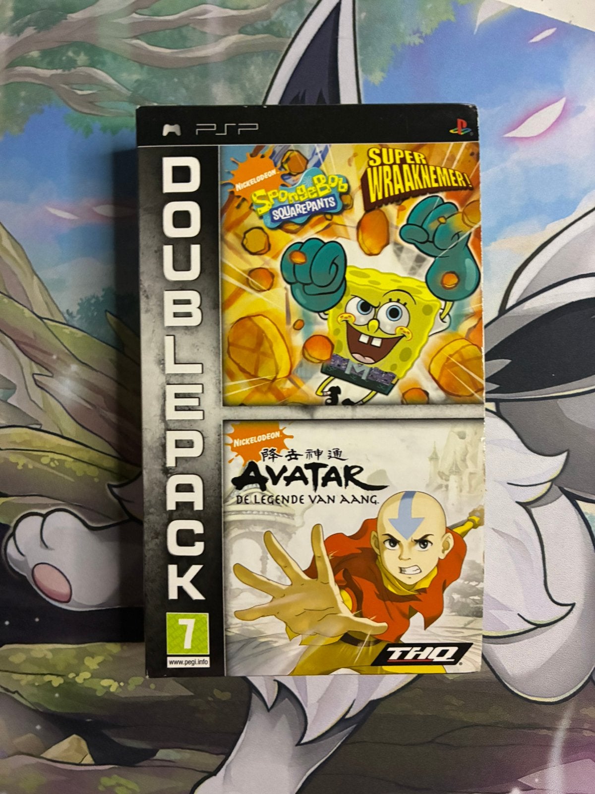 PSP Doublepack: Spongebob Super Wrakkenmer & Avatar, Ophalen of Verzenden, Zo goed als nieuw