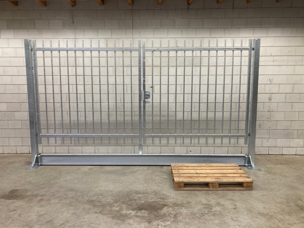 nieuwe spijlen poort compleet voor gemonteerd, Neuf, 200 cm ou plus, Portail battant, Enlèvement