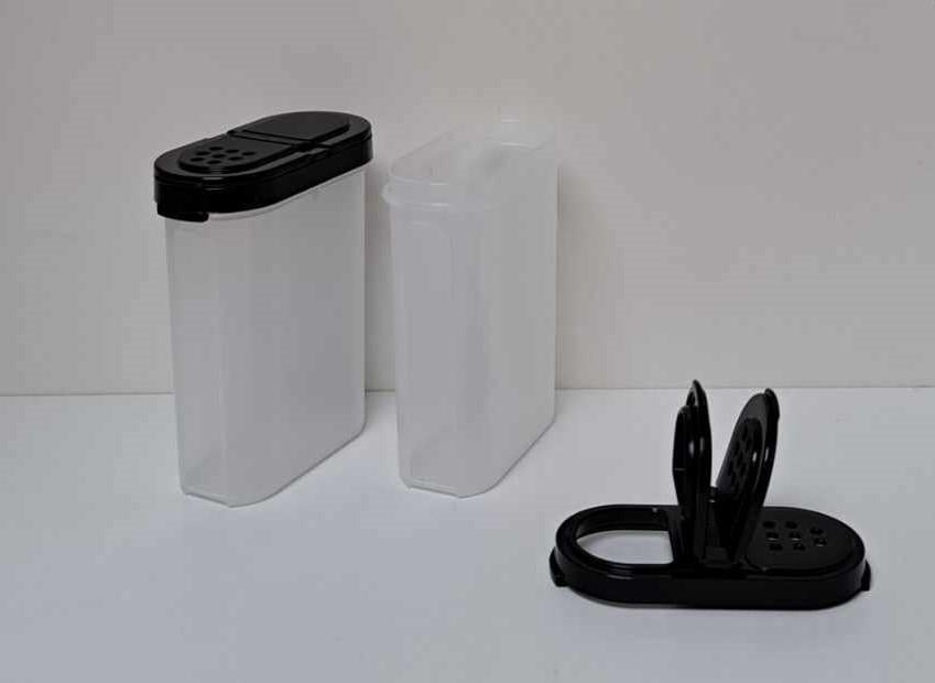 Tupperware™ « Kruidenpotjes »  250 ml x 2, Huis en Inrichting, Keuken | Tupperware, Nieuw, Bus of Trommel, Wit, Verzenden