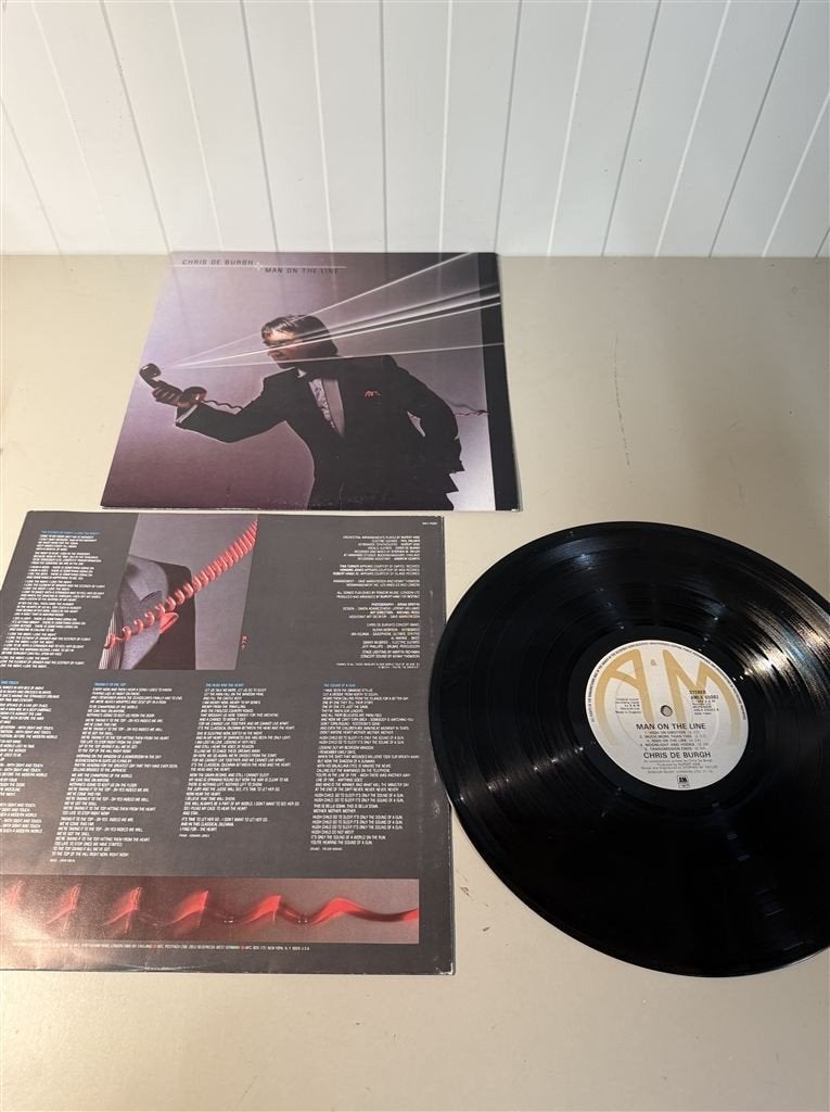 Chris de Burgh - Man on the line - vinyl lp, Ophalen of Verzenden, Zo goed als nieuw