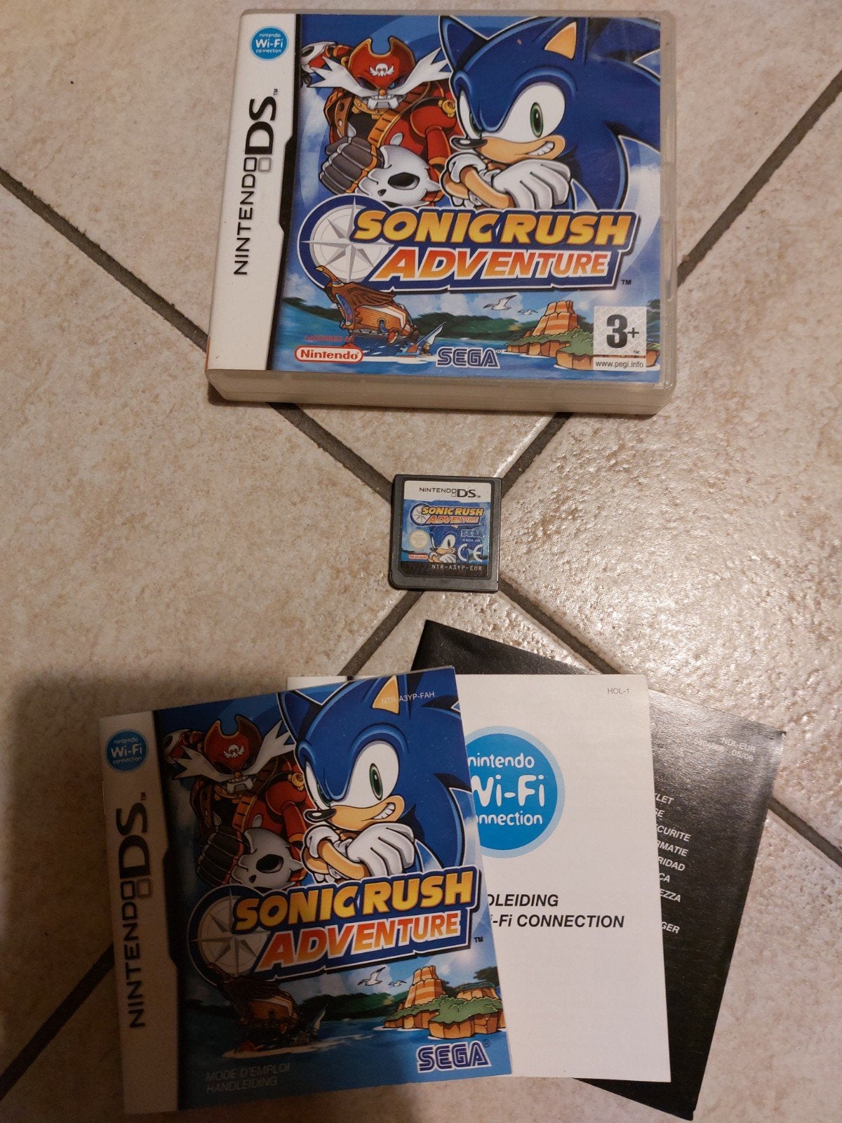 DS Game : Sonic Ruch Adventure in (Fah), Consoles de jeu & Jeux vidéo, Enlèvement ou Envoi, 2 joueurs, Comme neuf, À partir de 3 ans