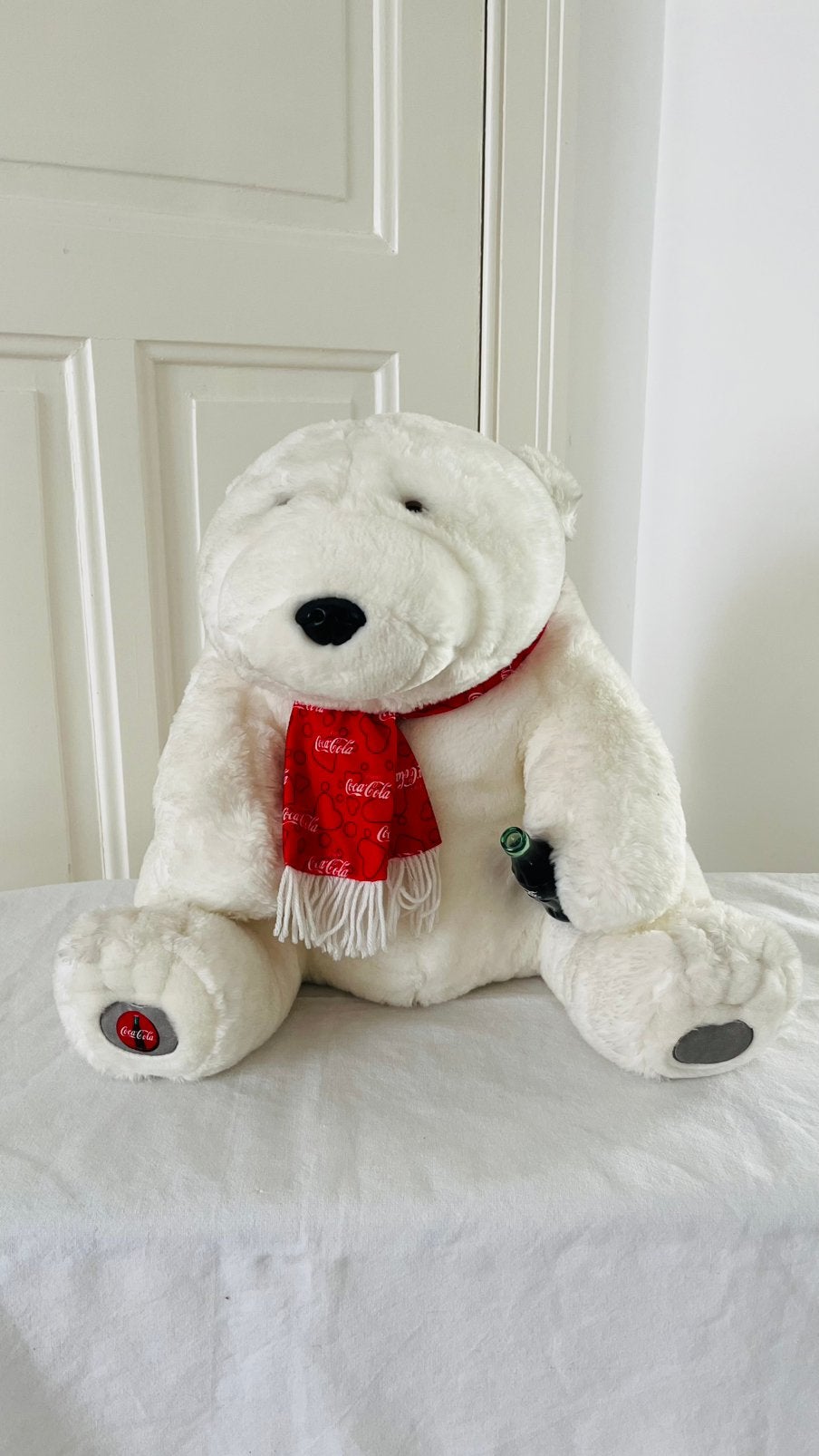 Ours Coca-Cola Vintage 45 cm TB état, Enlèvement, Comme neuf