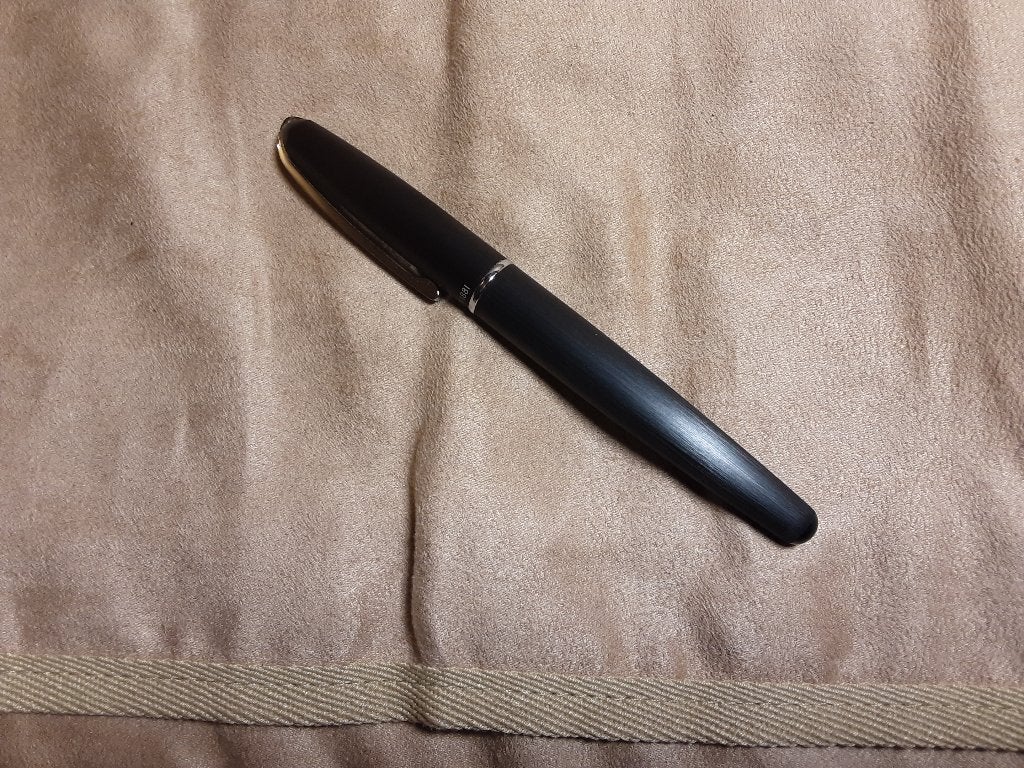 Cerruti 1881 Rollerball ebony brushed, Overige typen, Met doosje, Zo goed als nieuw, Ophalen