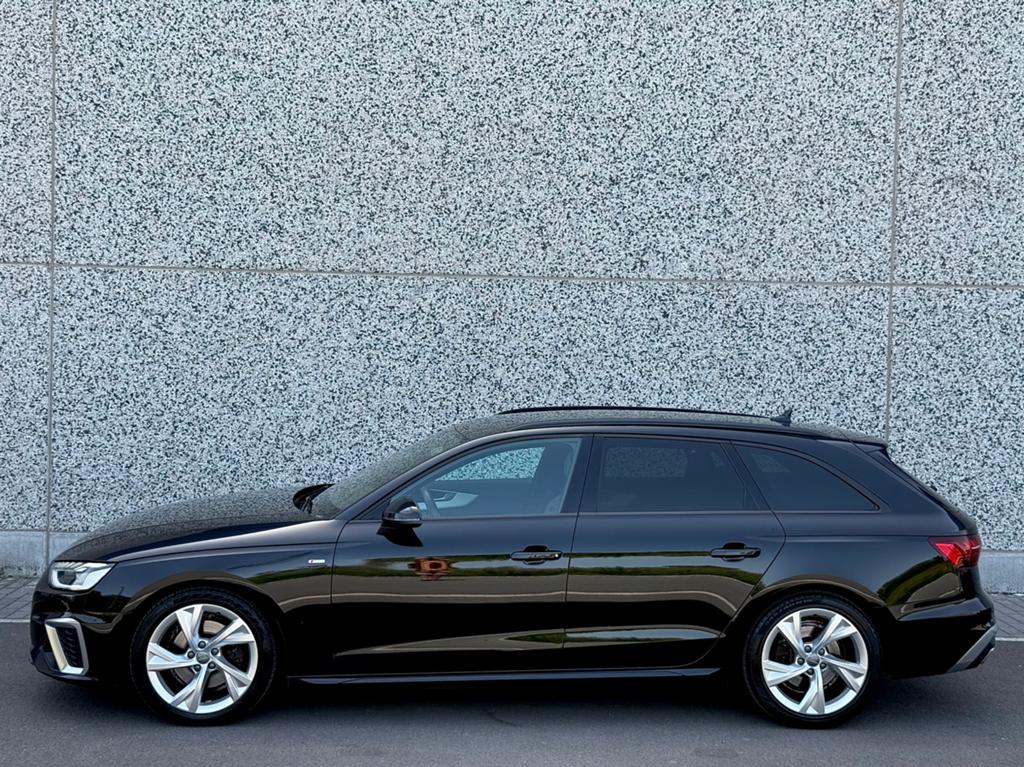 Audi A4 30TDi 10/2020 85696Km 3X Sline Full Carnet Garantie, Auto's, Audi, Testrit aan huis, Euro 6, A4, Zwart