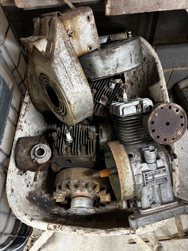 Lot de moteur Bernard, Ophalen, Gebruikt, Benzinemotor