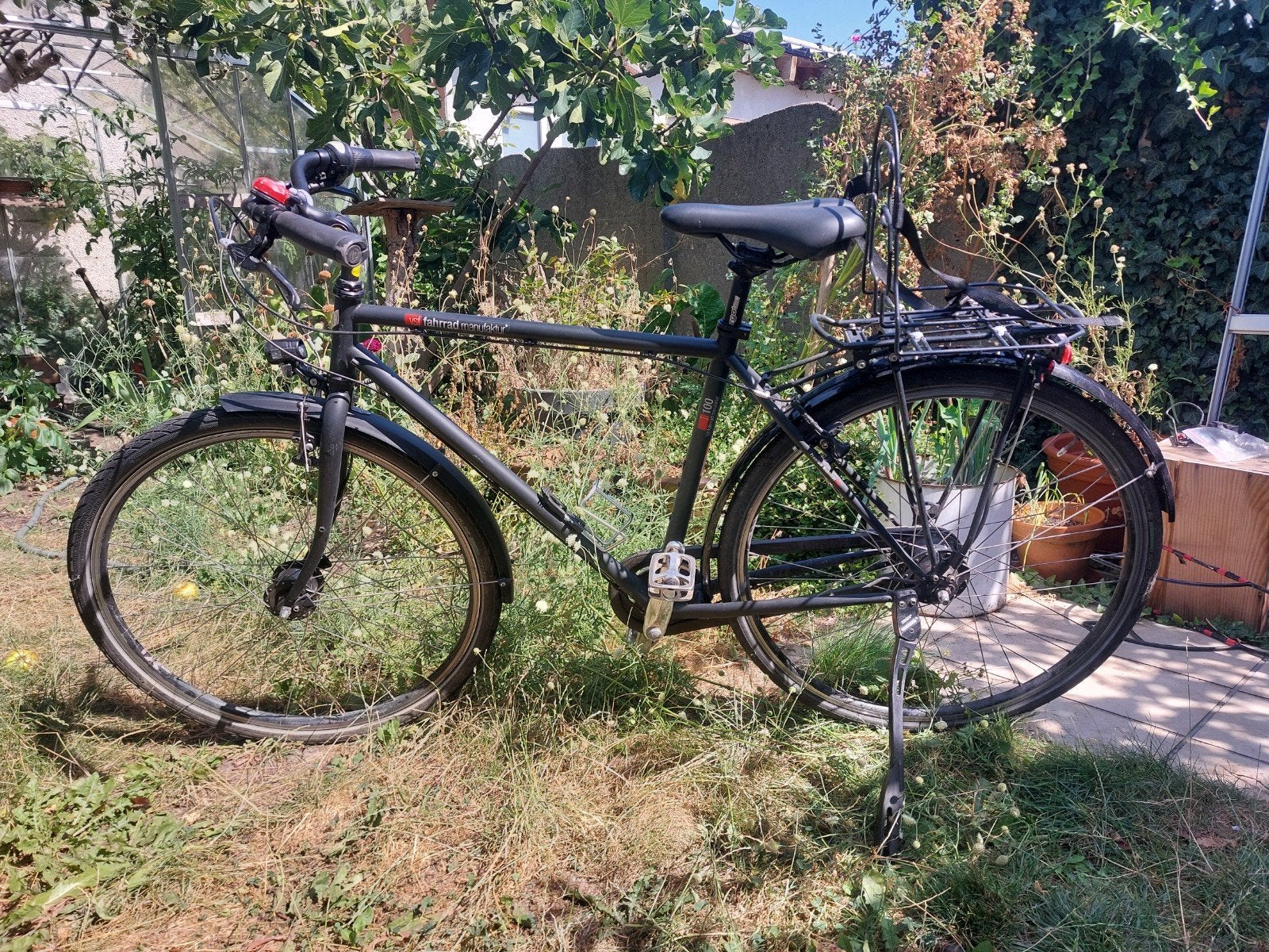 VSF T100 - zwart mat - 52 cm, Enlèvement