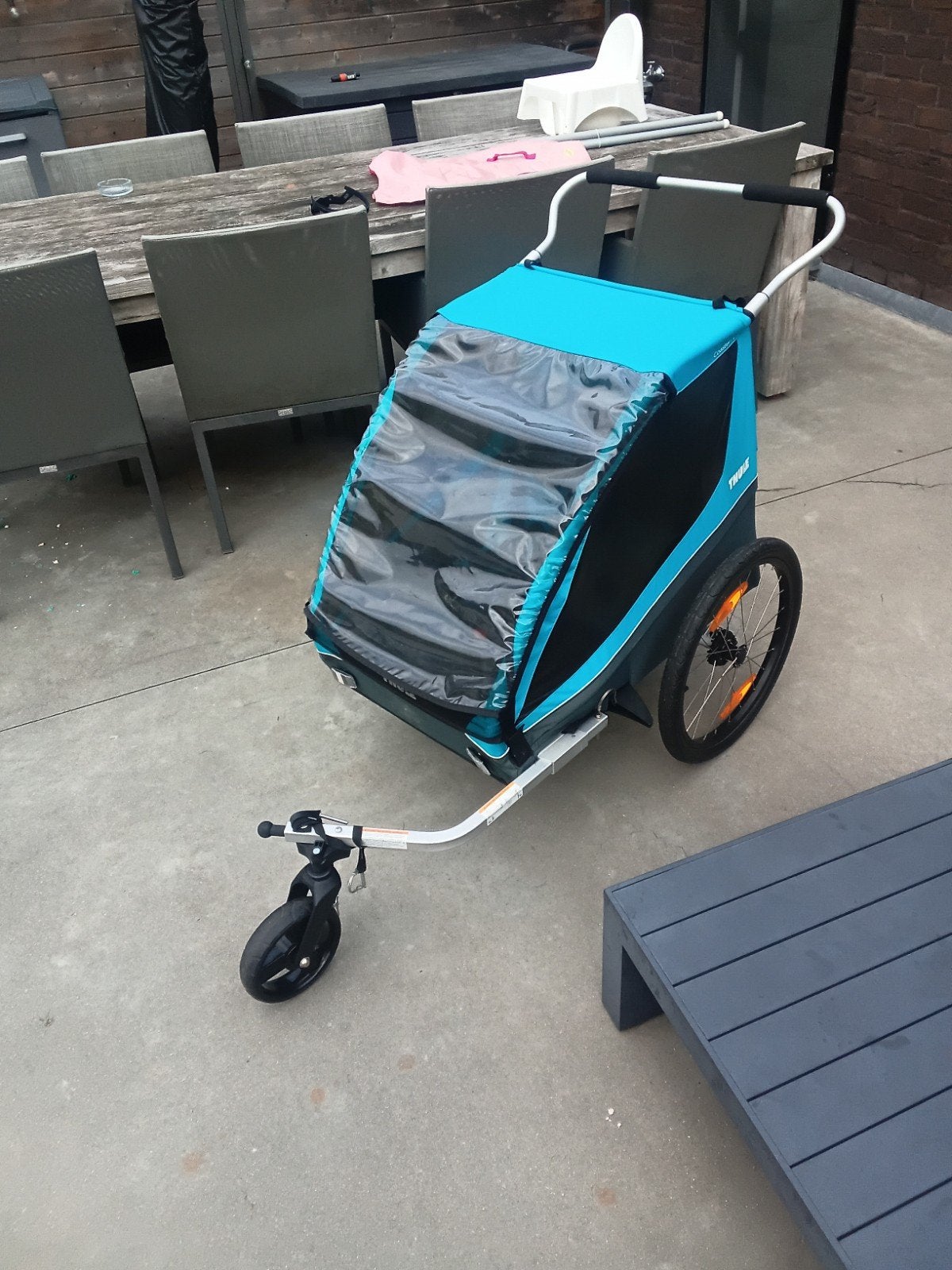 Thule coaster fietskar + 2 fietsbevestigingen, Ophalen