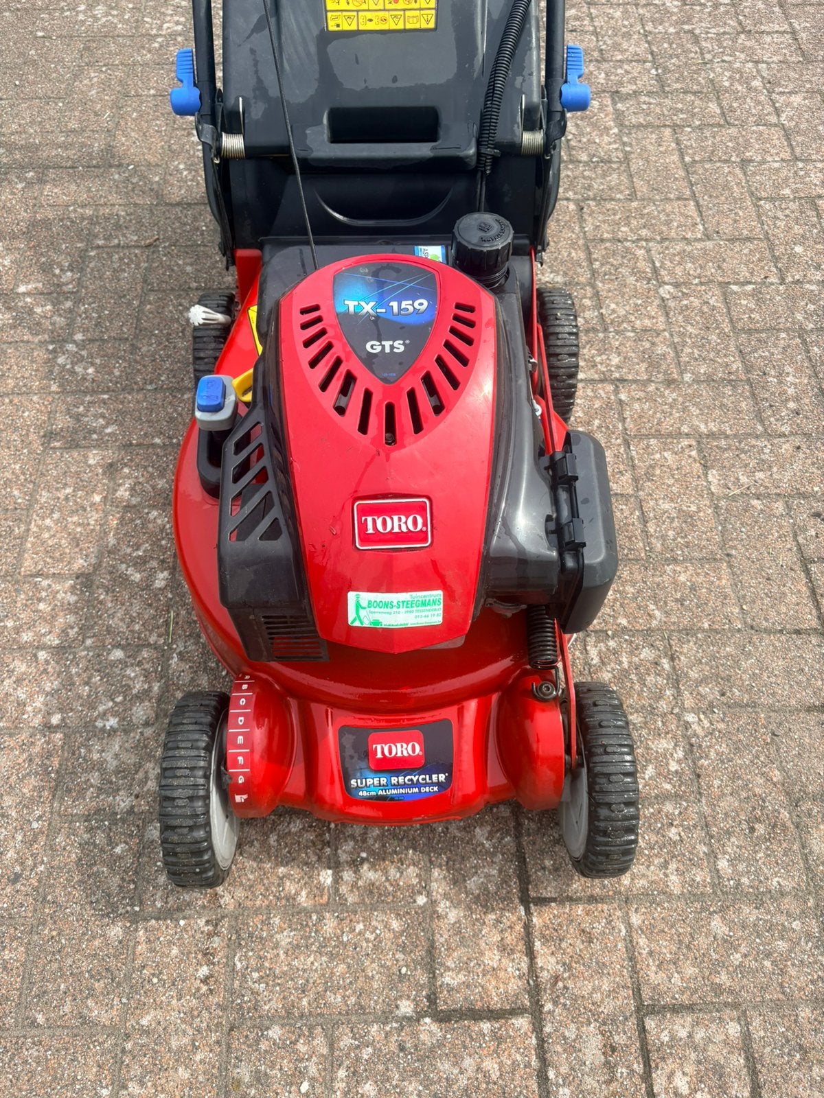 Toro TX-159 GTS, Tuin en Terras, Grasmaaiers, Ophalen, Zo goed als nieuw