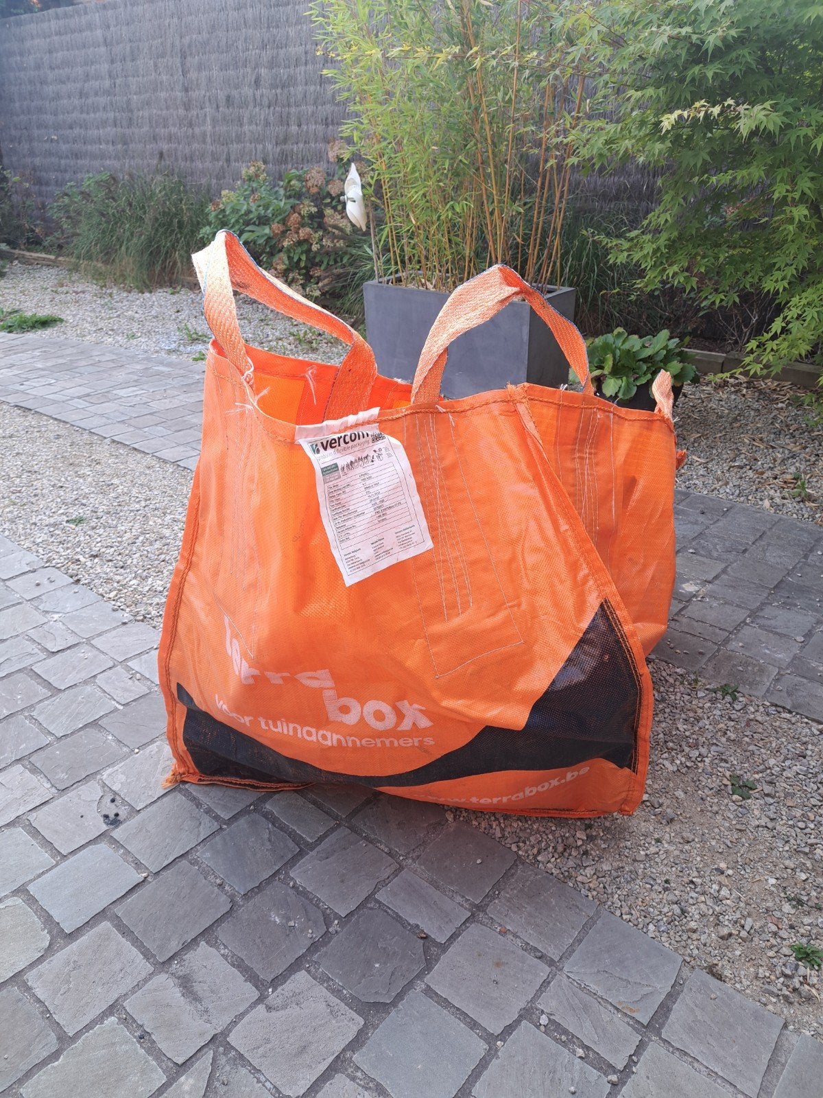 3 bigbags van +/-600 liter, Tuin en Terras, Ophalen, Zo goed als nieuw, Overige typen