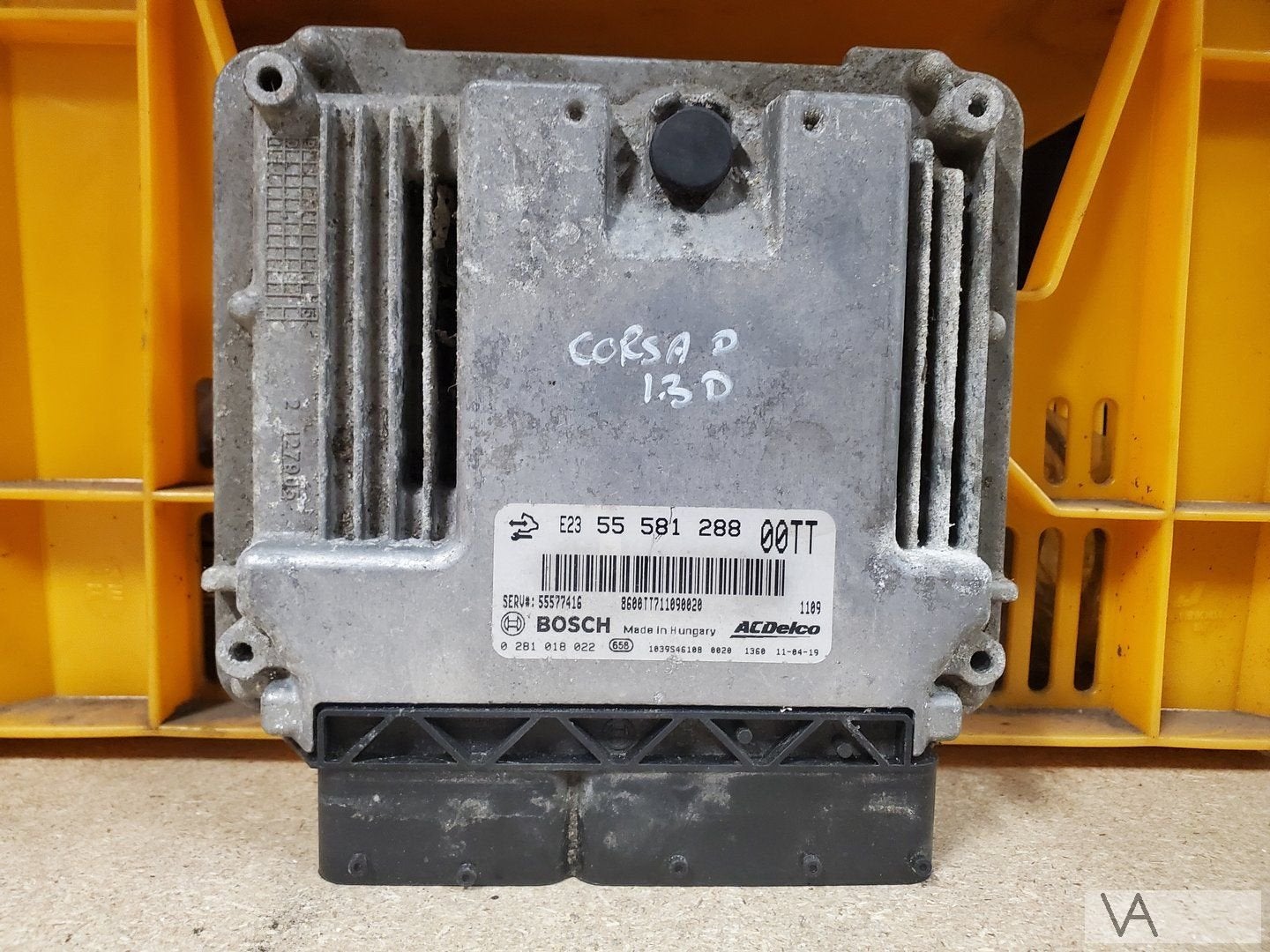 Opel Corsa D 2010-2014 ecu motorcomputer 1.3 diesel 55581288, Gebruikt, -, -, Opel