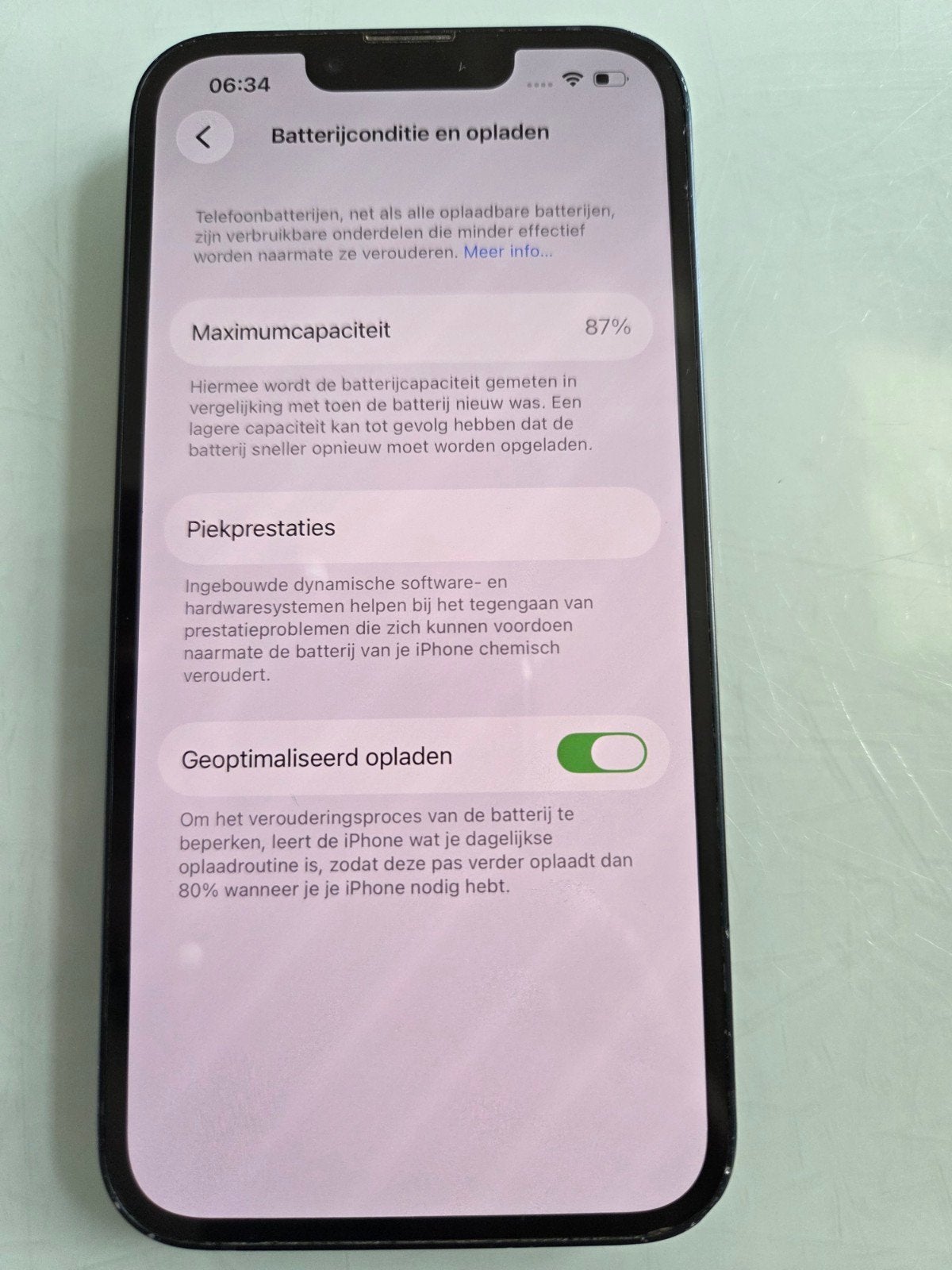 iphone 13 128 GB geen schade, Télécoms, Téléphonie mobile | Apple iPhone, 128 GB, Enlèvement ou Envoi, IPhone 13, 87 %