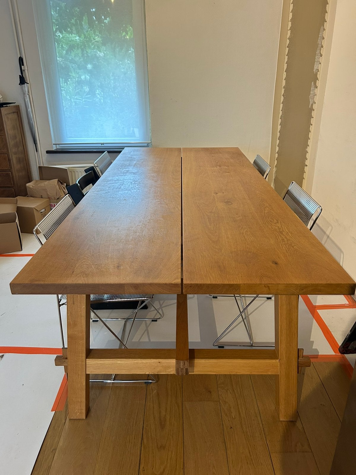 Table MOCKELBY (ikea), Maison & Meubles, Table de ferme, Enlèvement, Utilisé, 50 à 100 cm